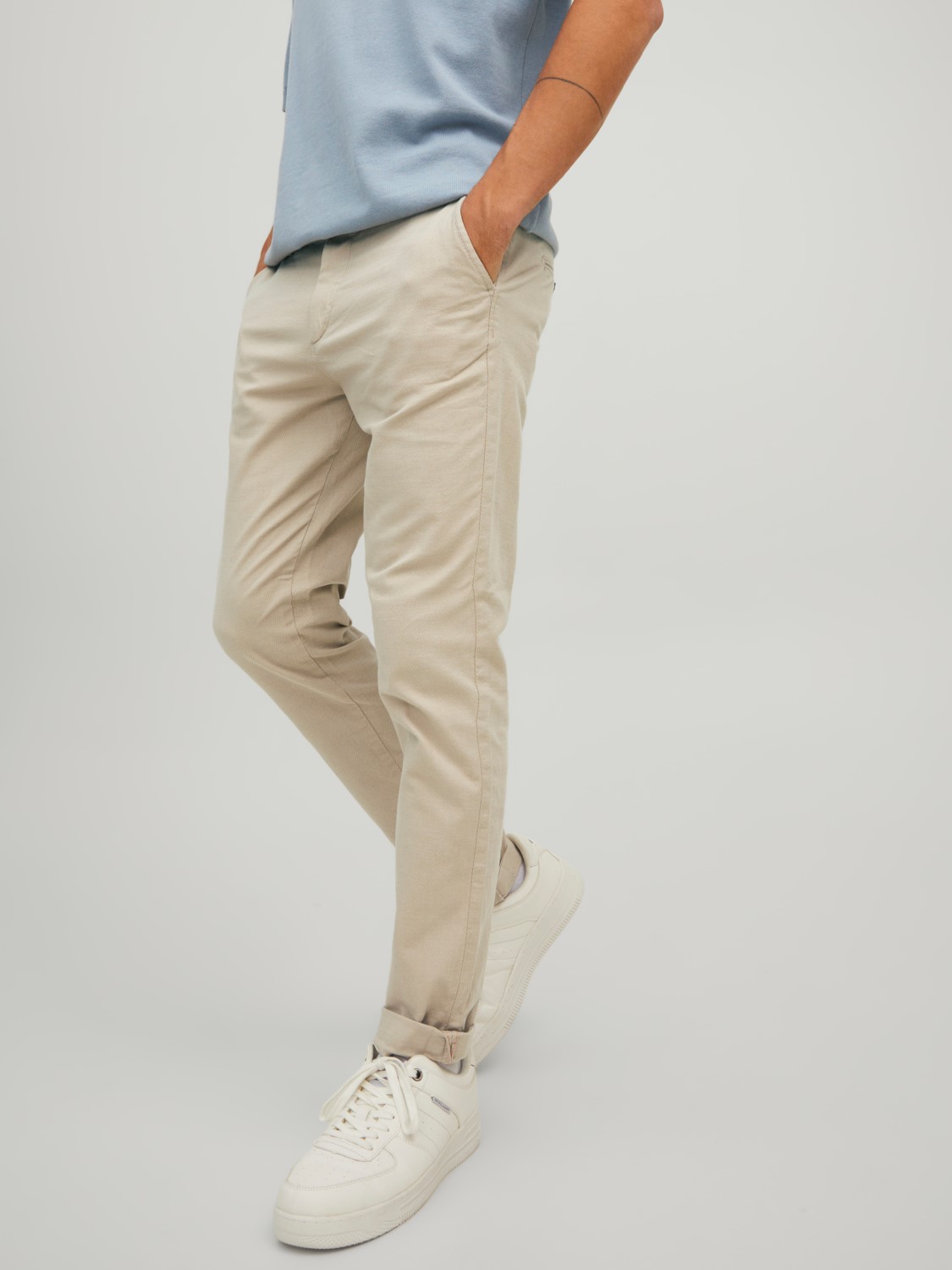 JACK & JONES Marco Fury slim fit, heren chino, beige