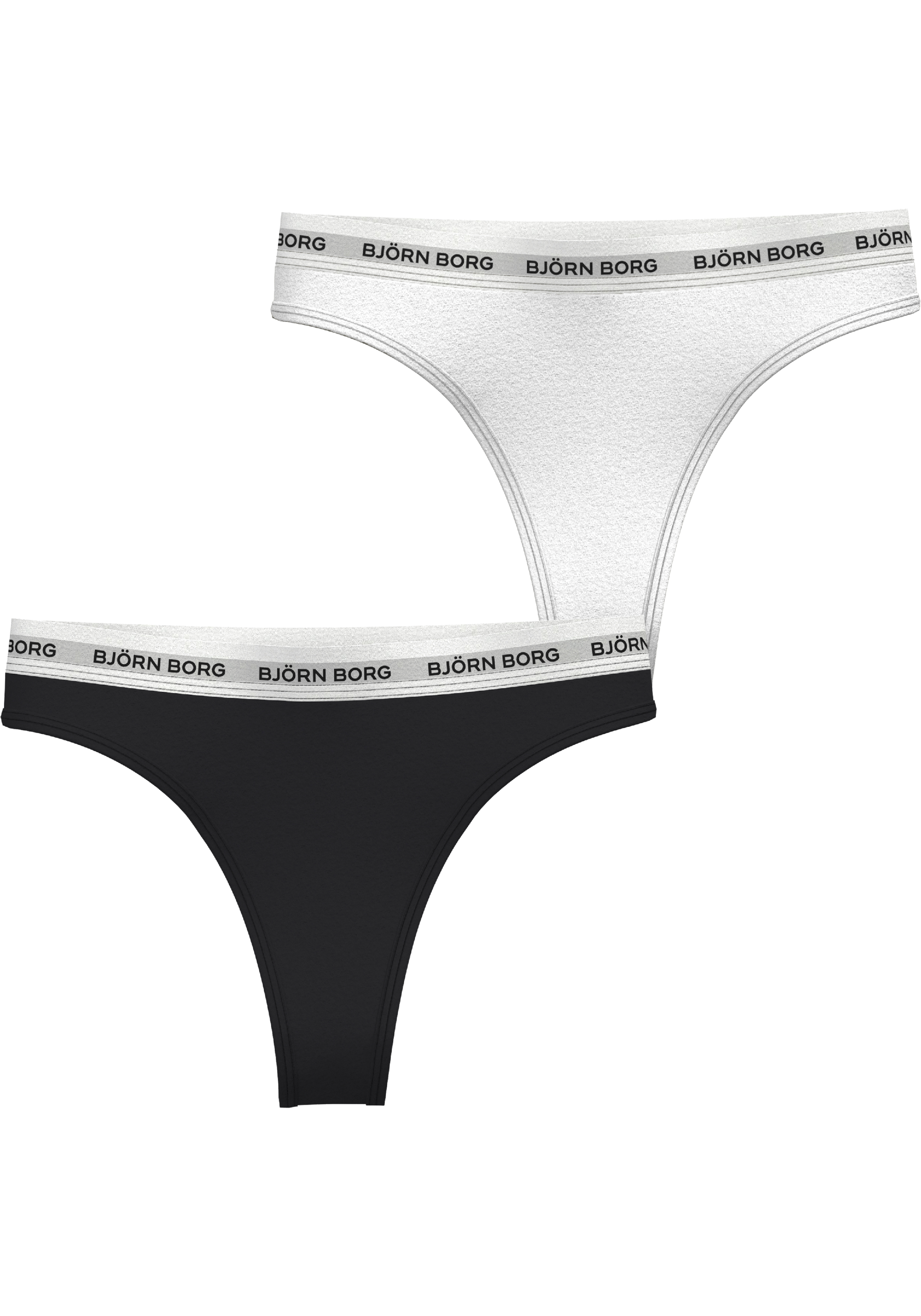 Bjorn Borg dames Core thong, string (2-pack), multicolor