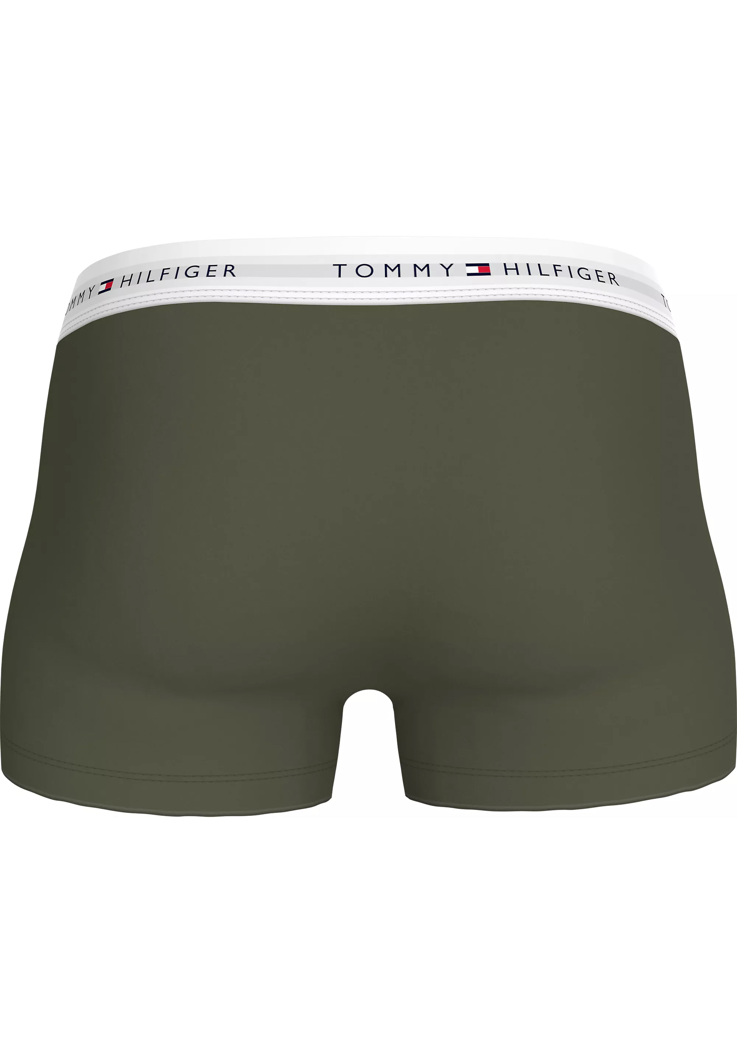 Tommy Hilfiger trunks (3-pack), heren boxers normale lengte, groen, blauw, print