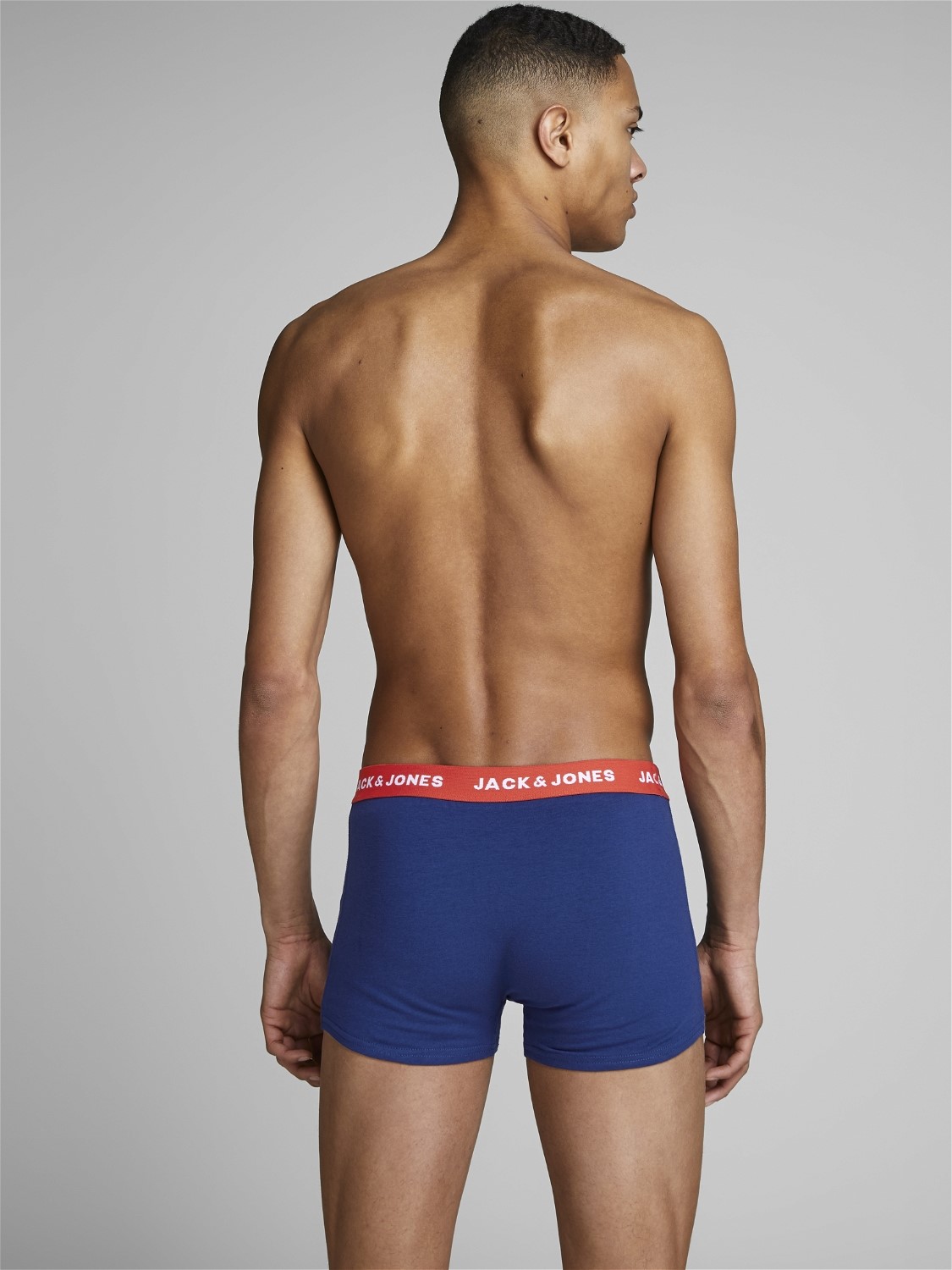 JACK & JONES Jaclee trunks (5-pack), heren boxers normale lengte, blauw