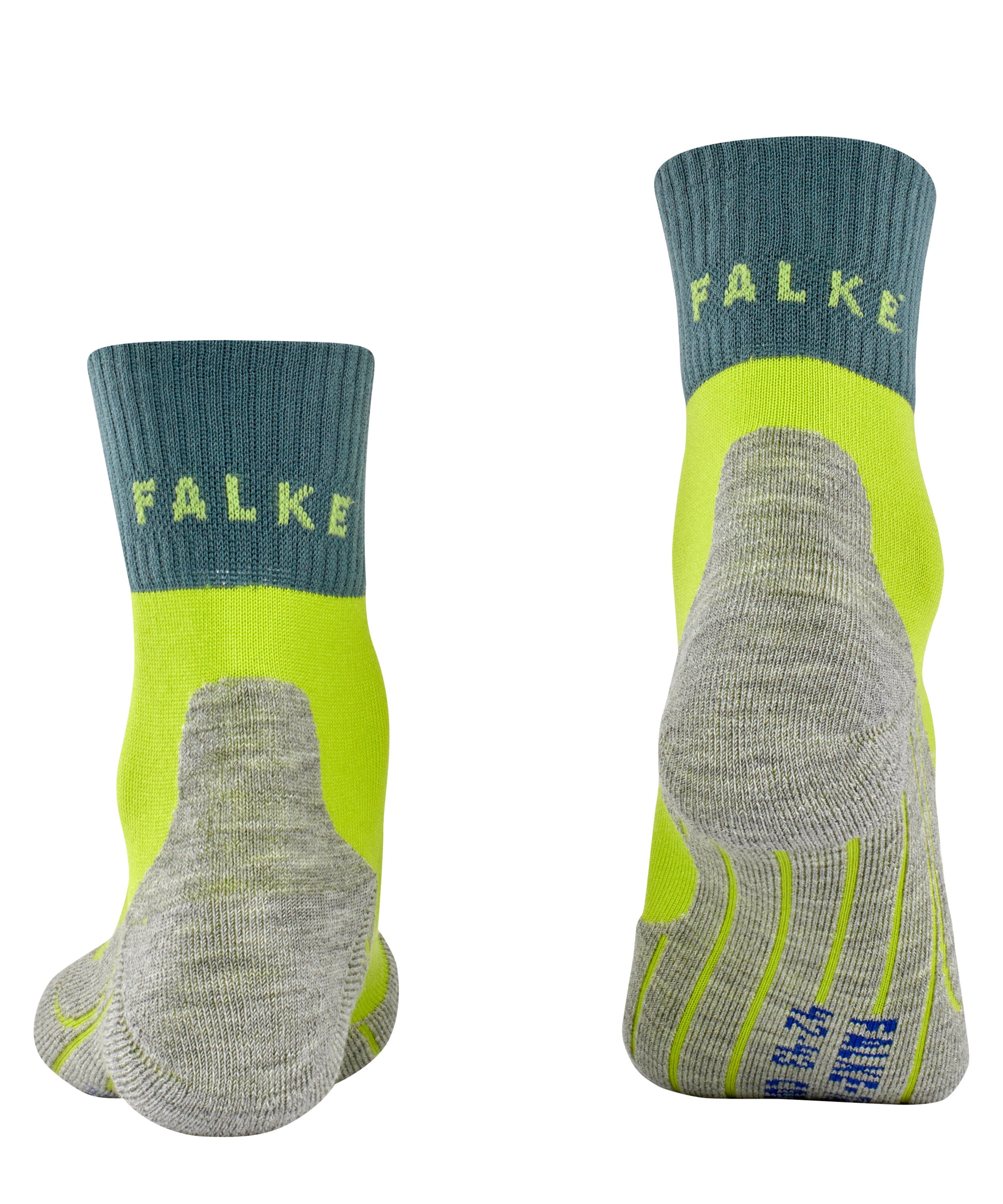 FALKE TK2 Explore Cool Short heren trekking sokken kort, neon groen (matrix)