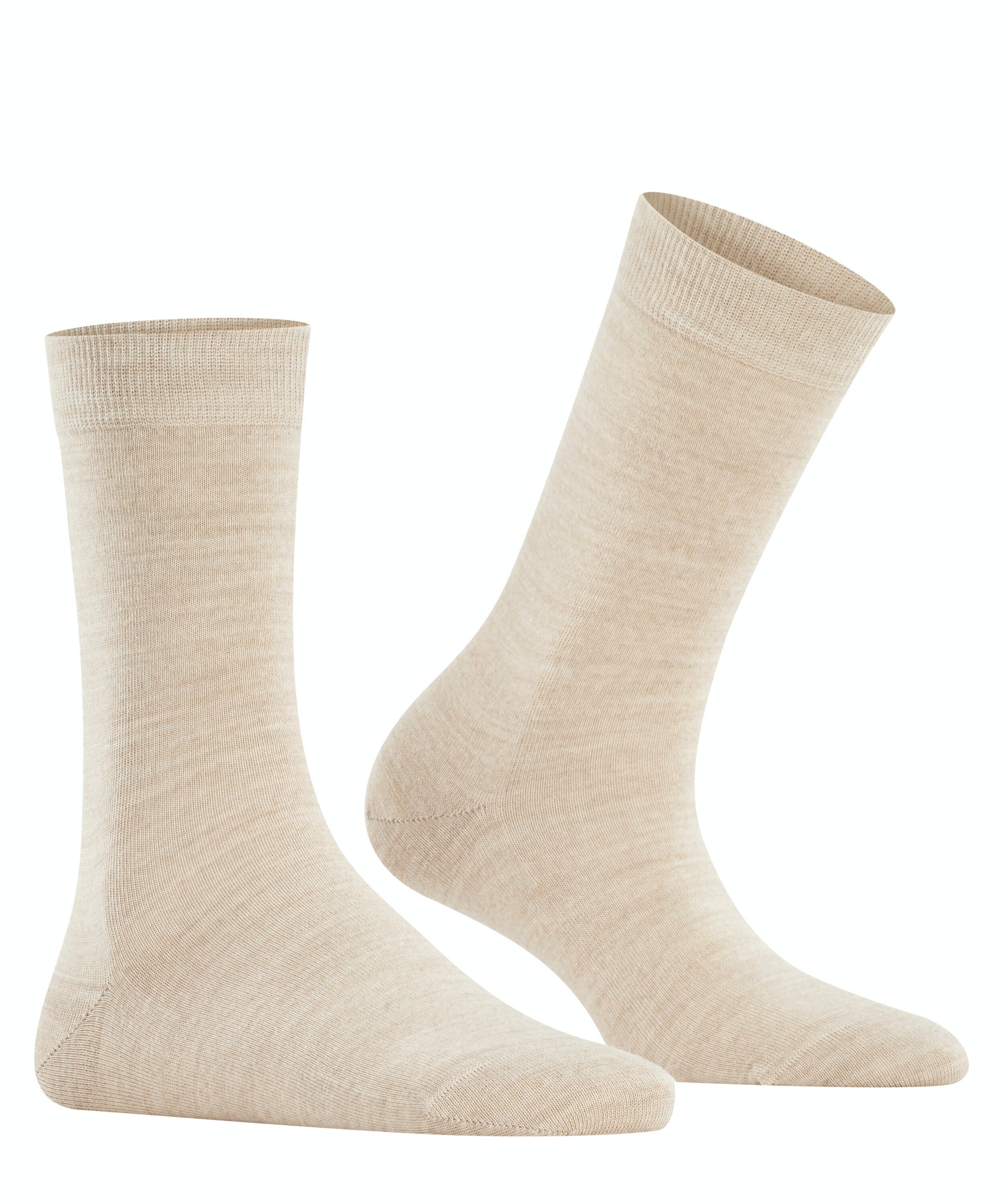 FALKE Softmerino damessokken, beige (linn mel.)