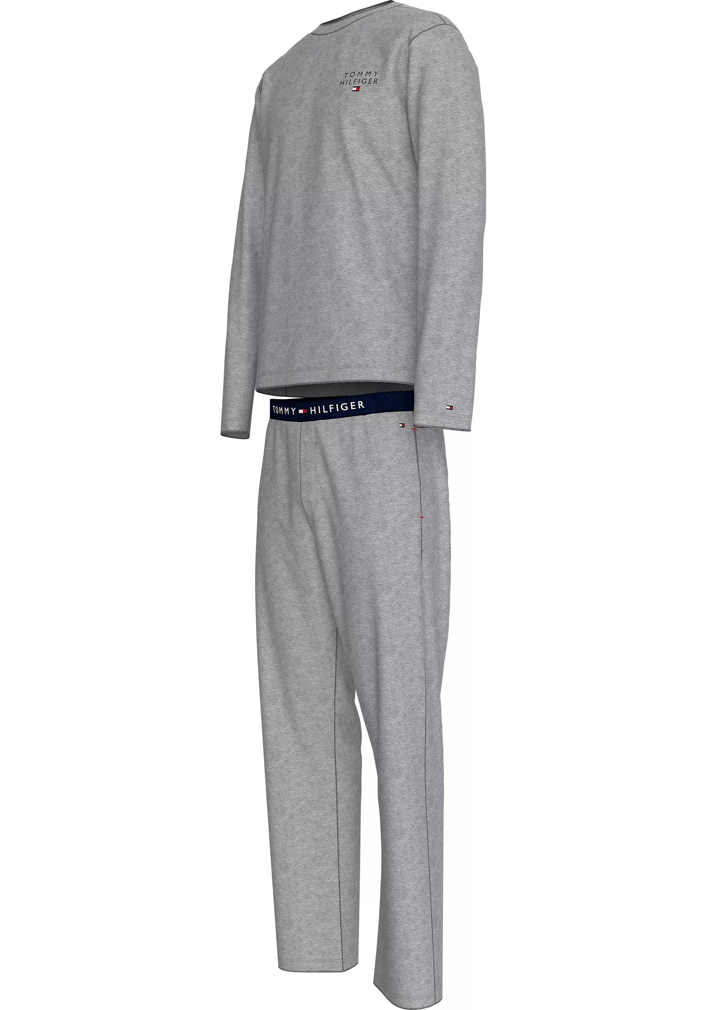 Tommy Hilfiger heren pyjama set, grijs melange