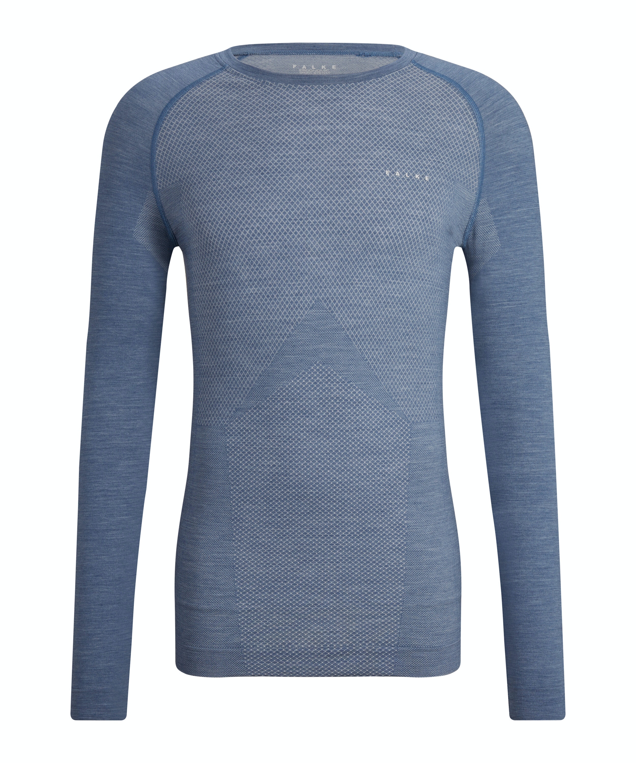 FALKE heren lange mouw shirt Wool-Tech Light, thermoshirt, blauw (capitain)