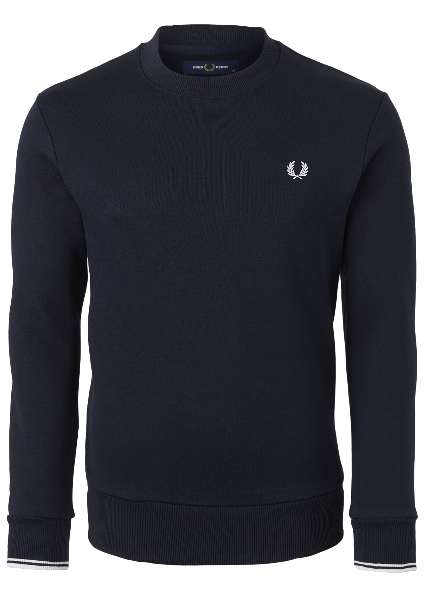 Fred Perry O-hals sweatshirt, blauw