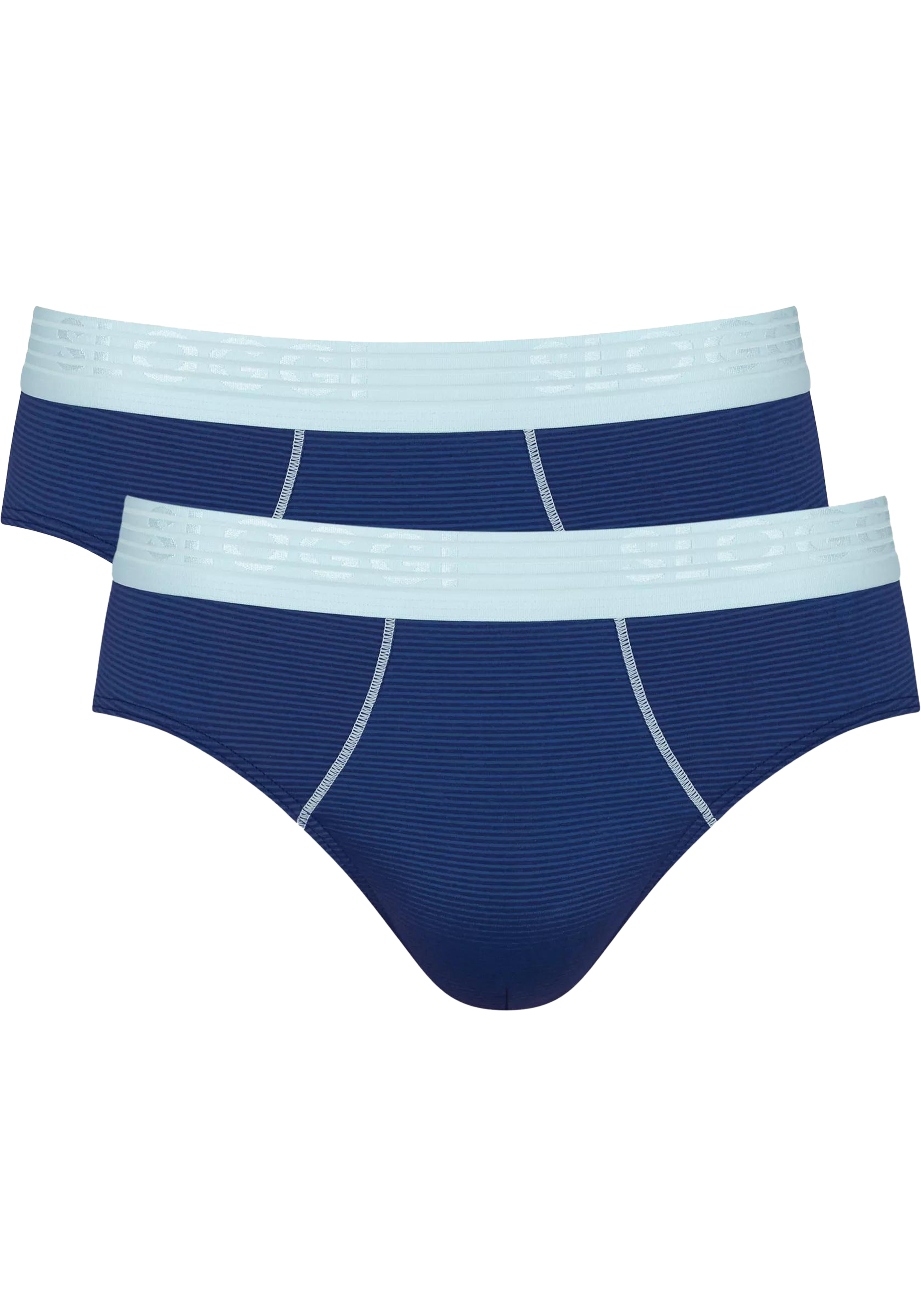 Sloggi Men EVER Cool Brief, heren slip met smalle zijkanten (2-pack), blauw