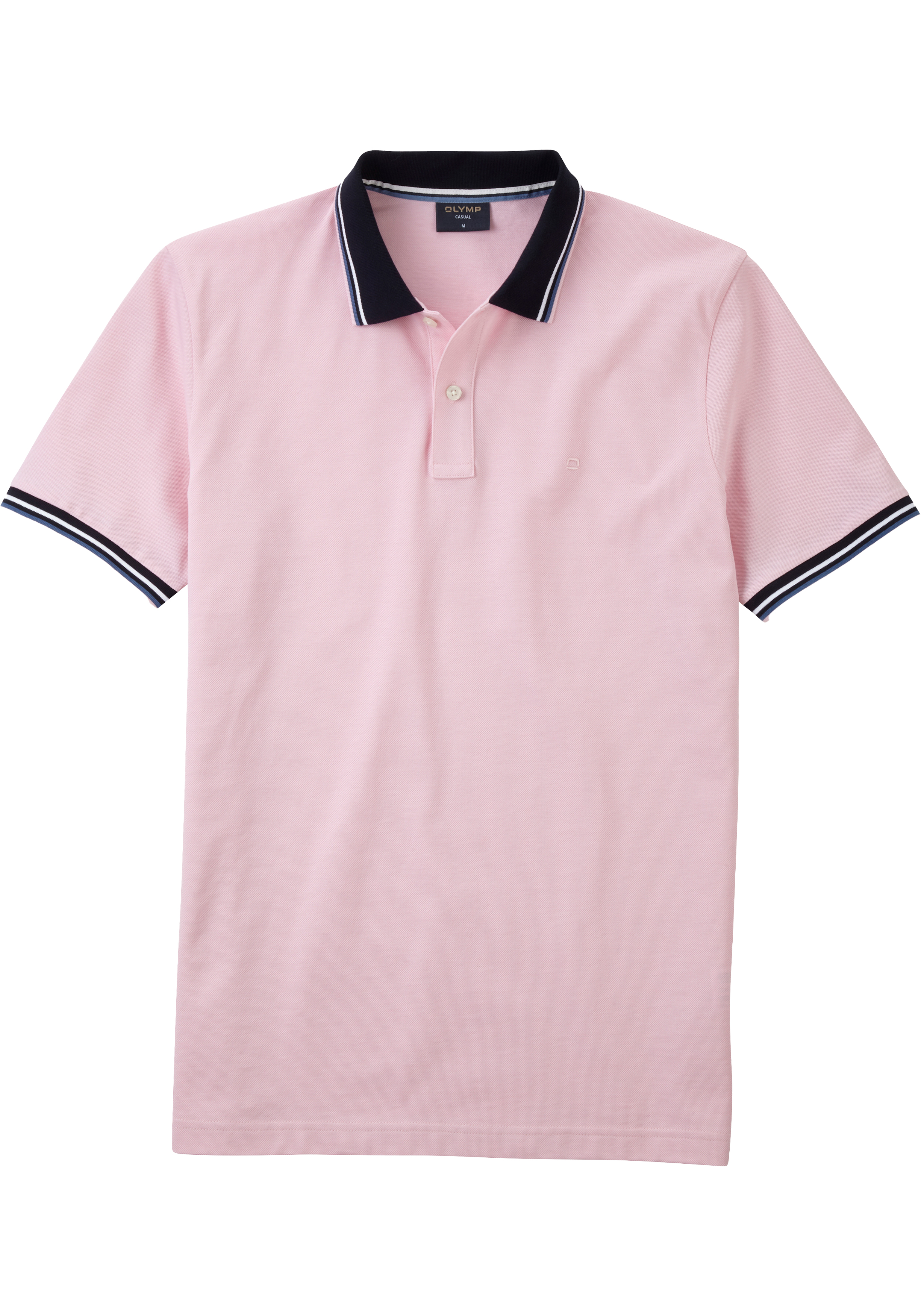 OLYMP Polo Casual, modern fit polo, roze