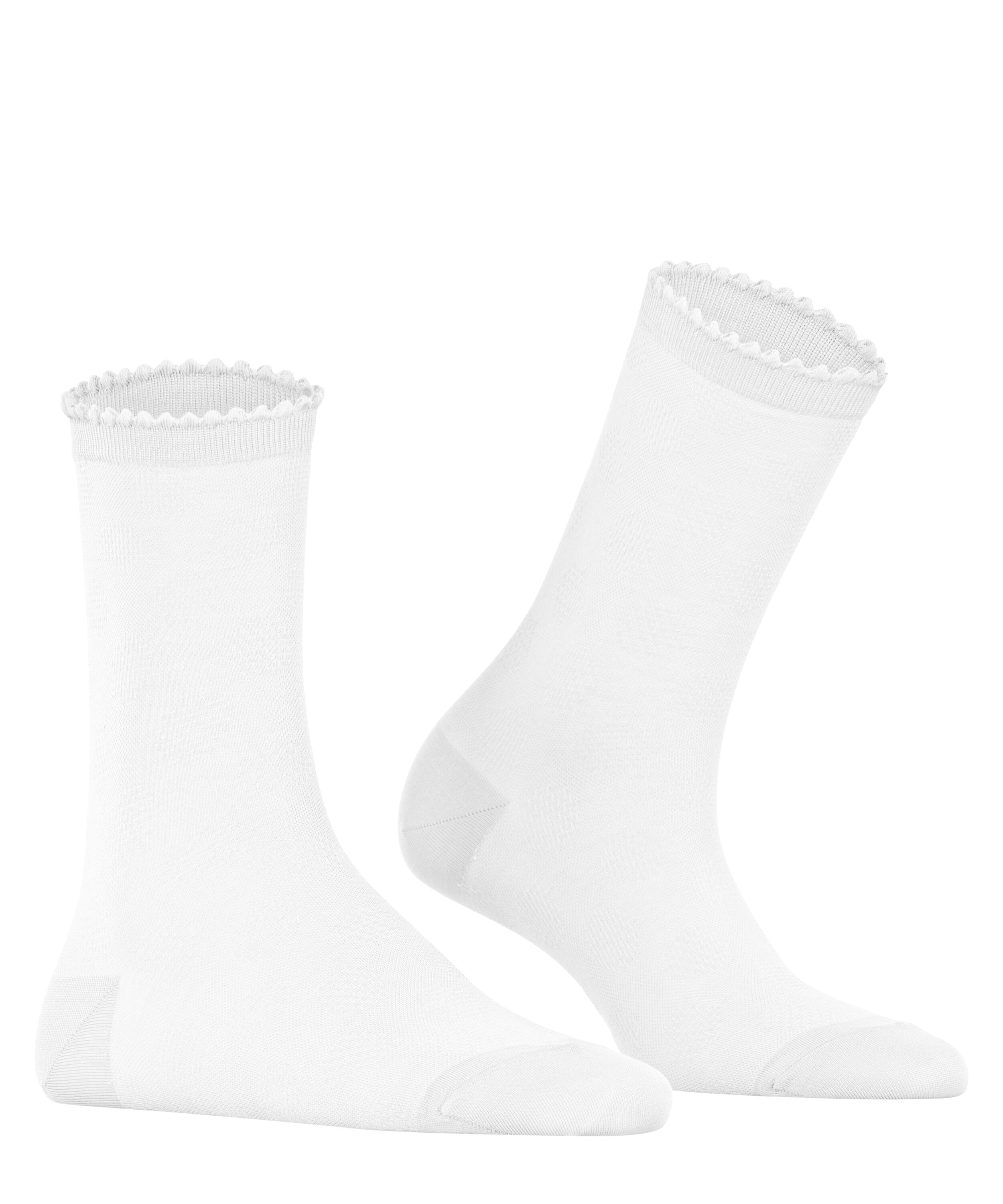 FALKE Bold Dot damessokken, wit (white)