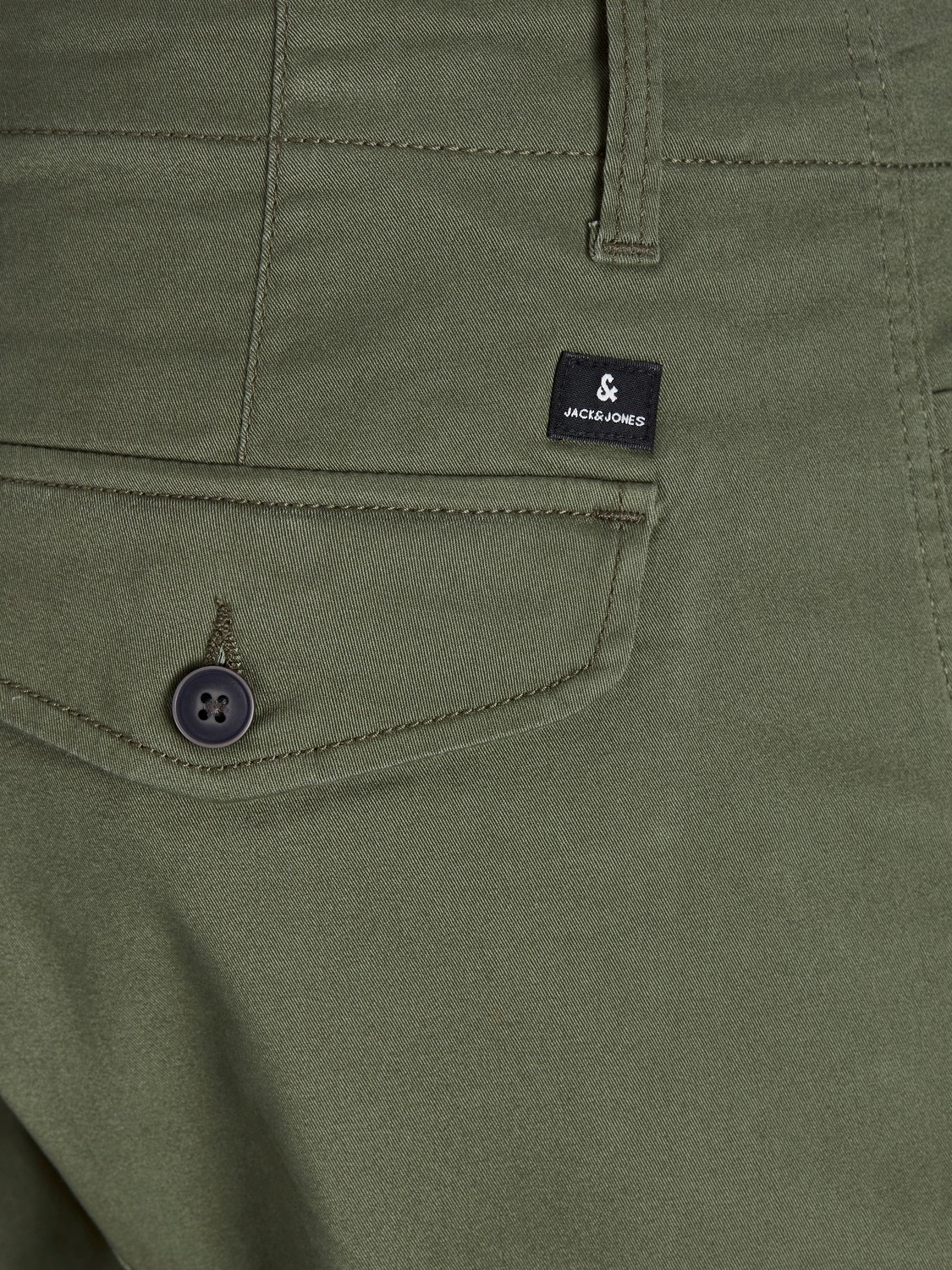 JACK & JONES Paul Lake Cargo loose fit, heren cargo broek, groen