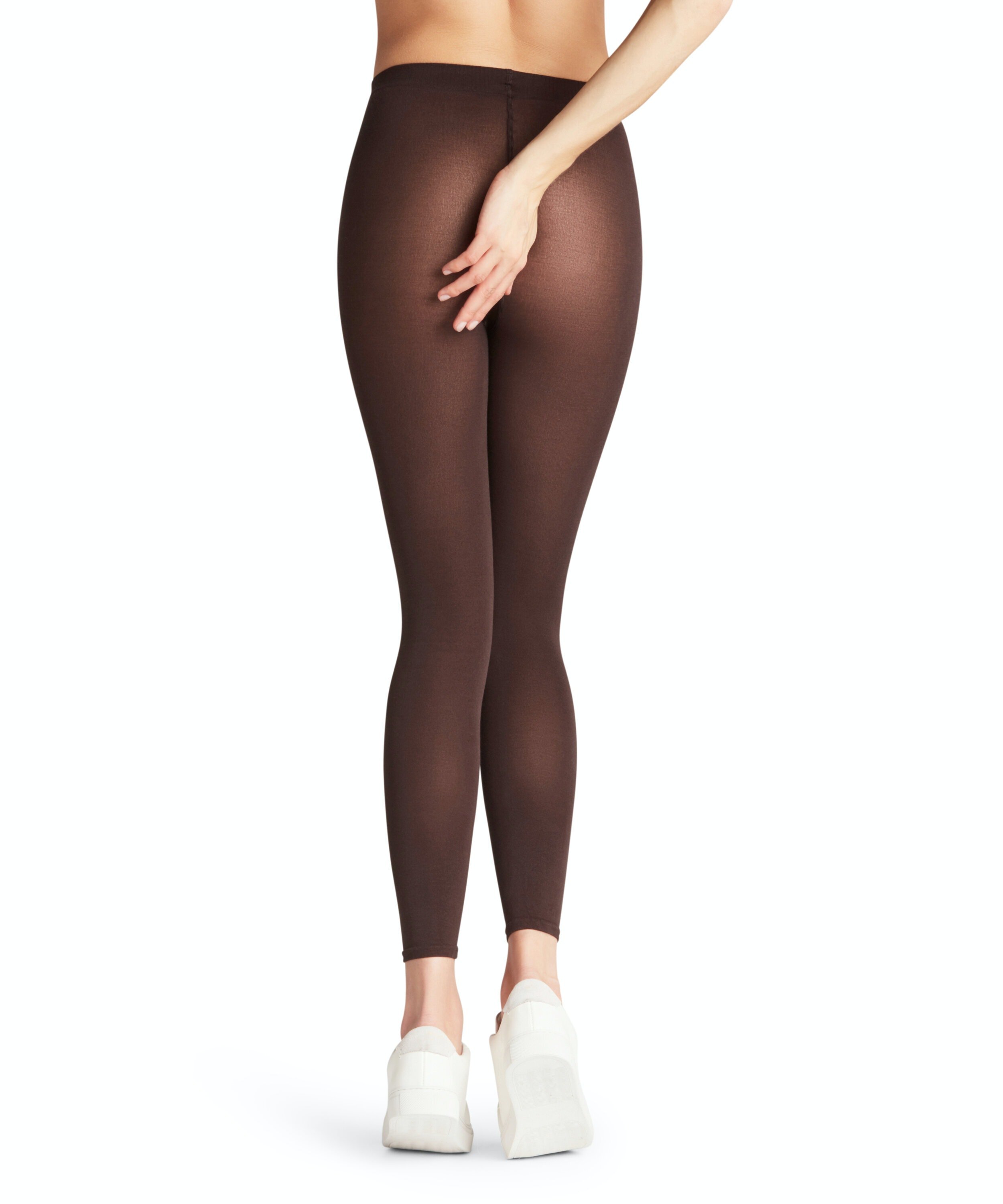 FALKE Cotton Touch dames legging, cigar