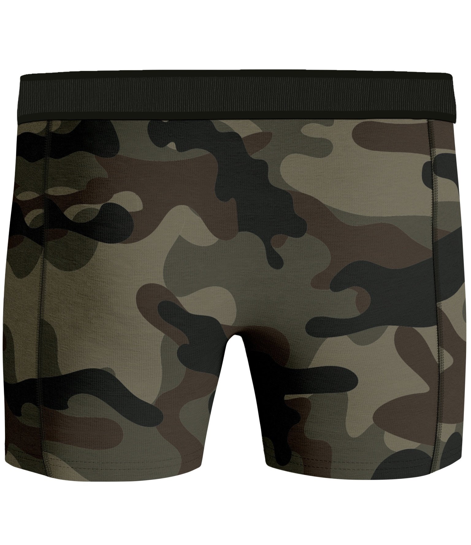 Bjorn Borg Cotton Stretch boxers, heren boxers normale lengte (2-pack), zwart en camo print