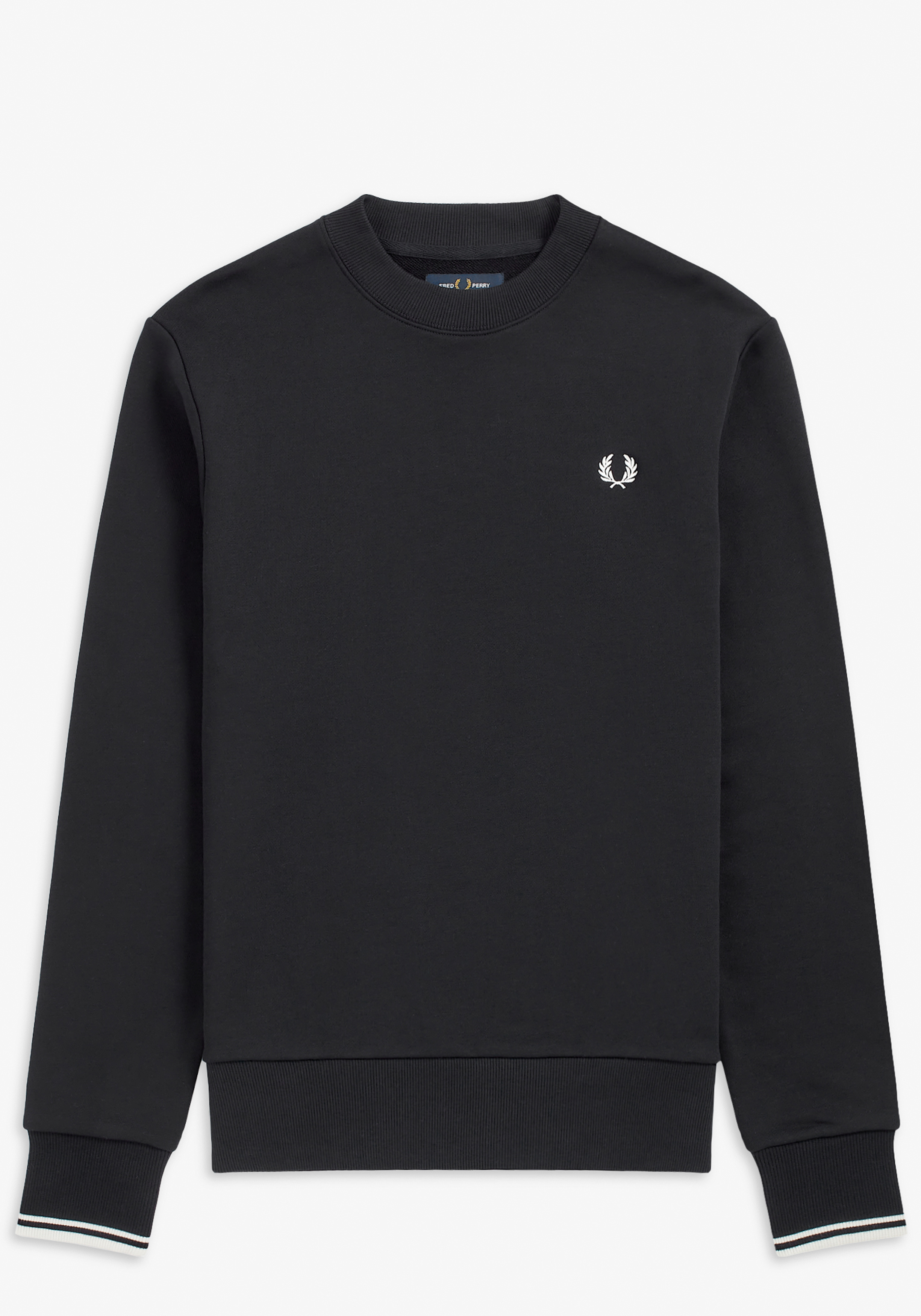 Fred Perry O-hals sweatshirt, blauw