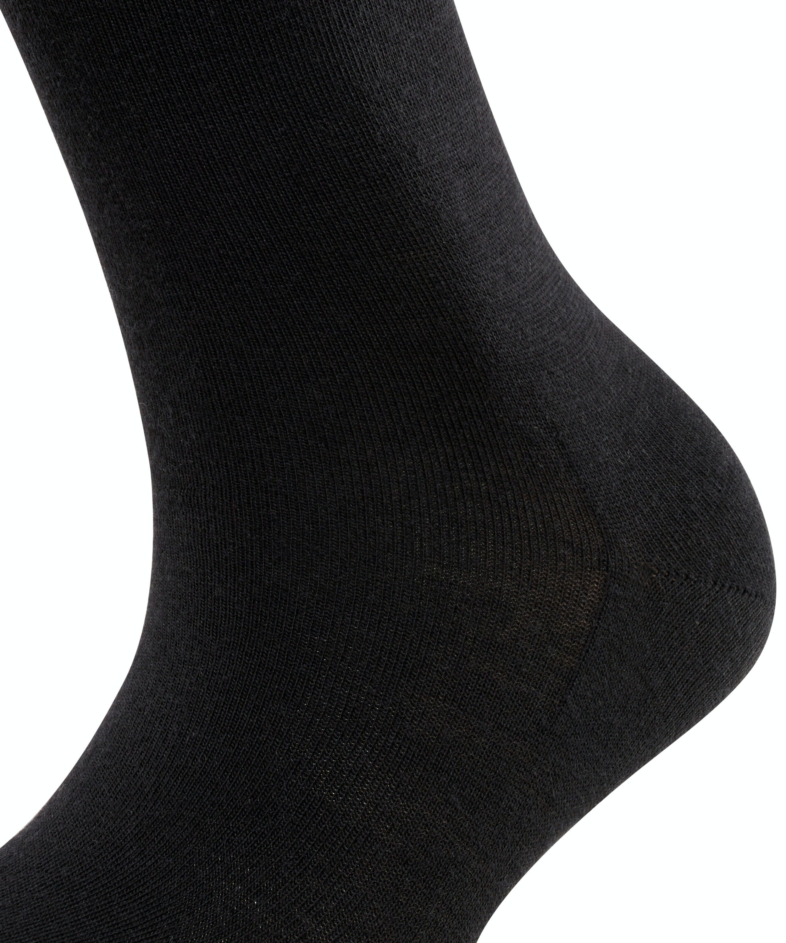 FALKE Softmerino damessokken, zwart (black)