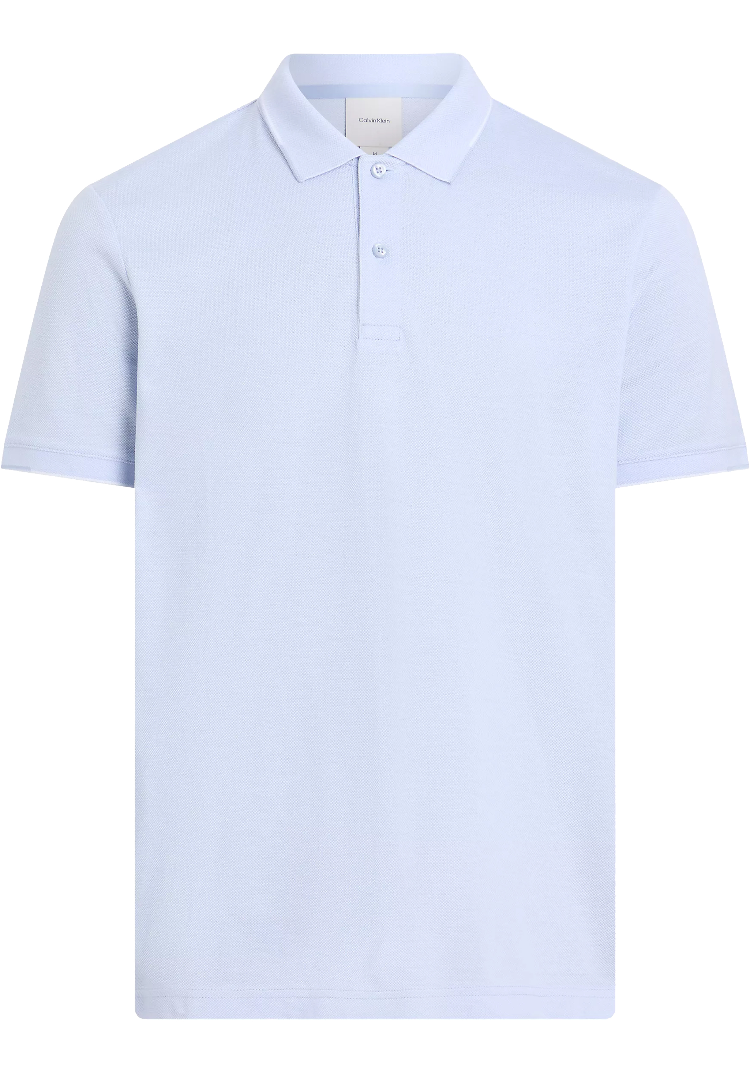 Calvin Klein Oxford Two Tone Regular Polo, heren poloshirt, blauw