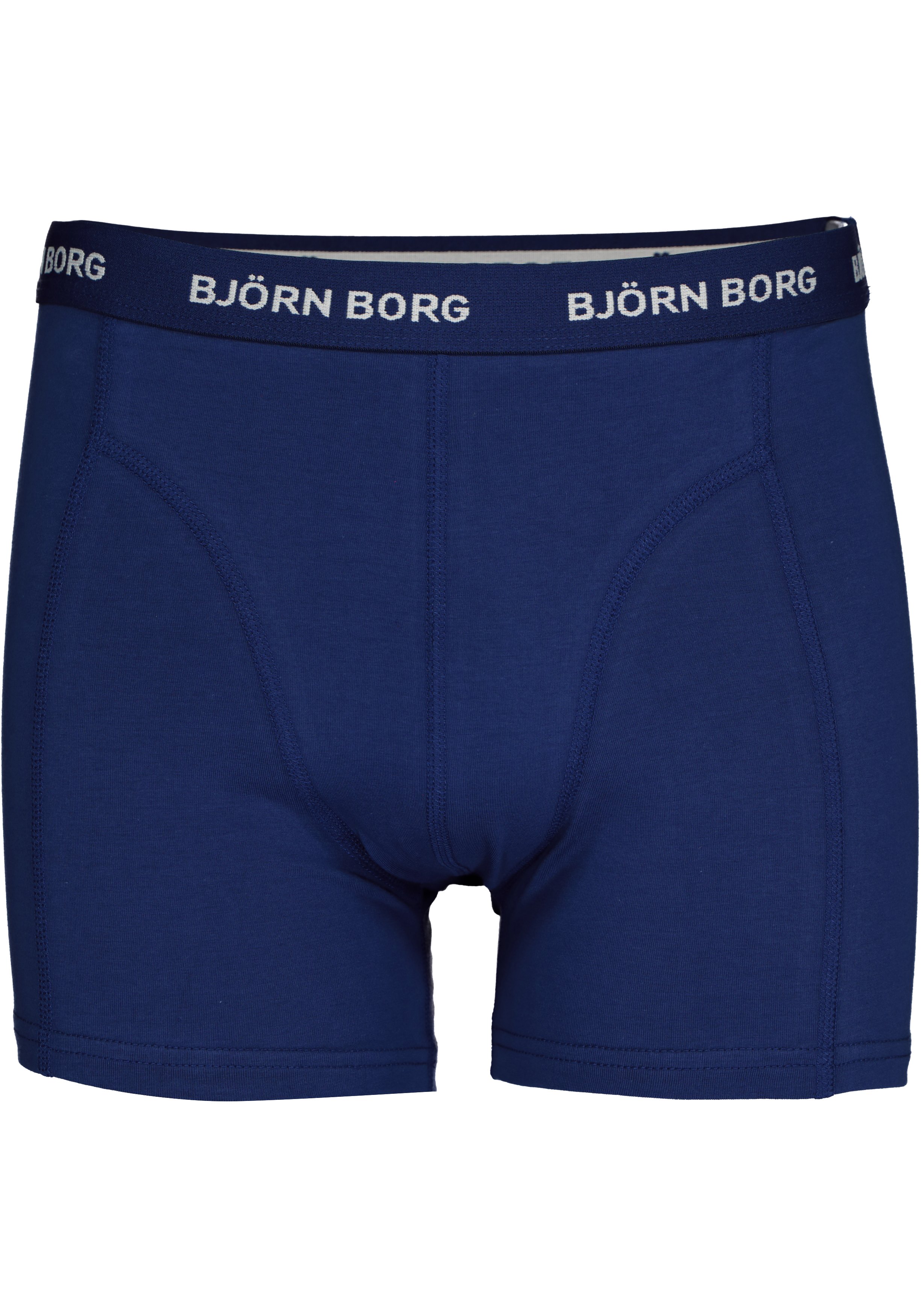 Bjorn Borg boxershorts Essential (5-pack), heren boxers normale lengte, zwart, rood, wit, blauw en kobalt blauw