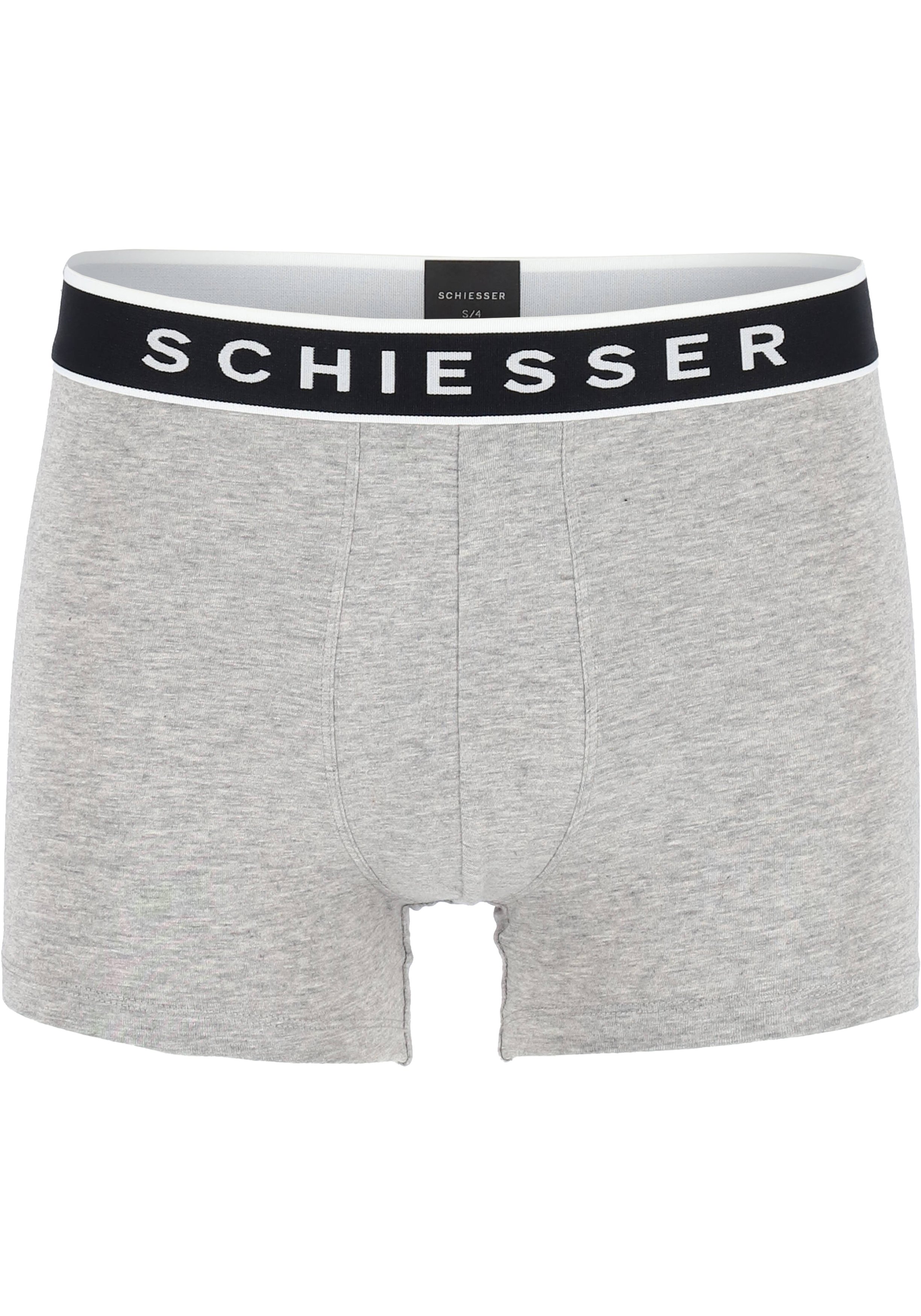 SCHIESSER 95/5 shorts (3-pack), grijs