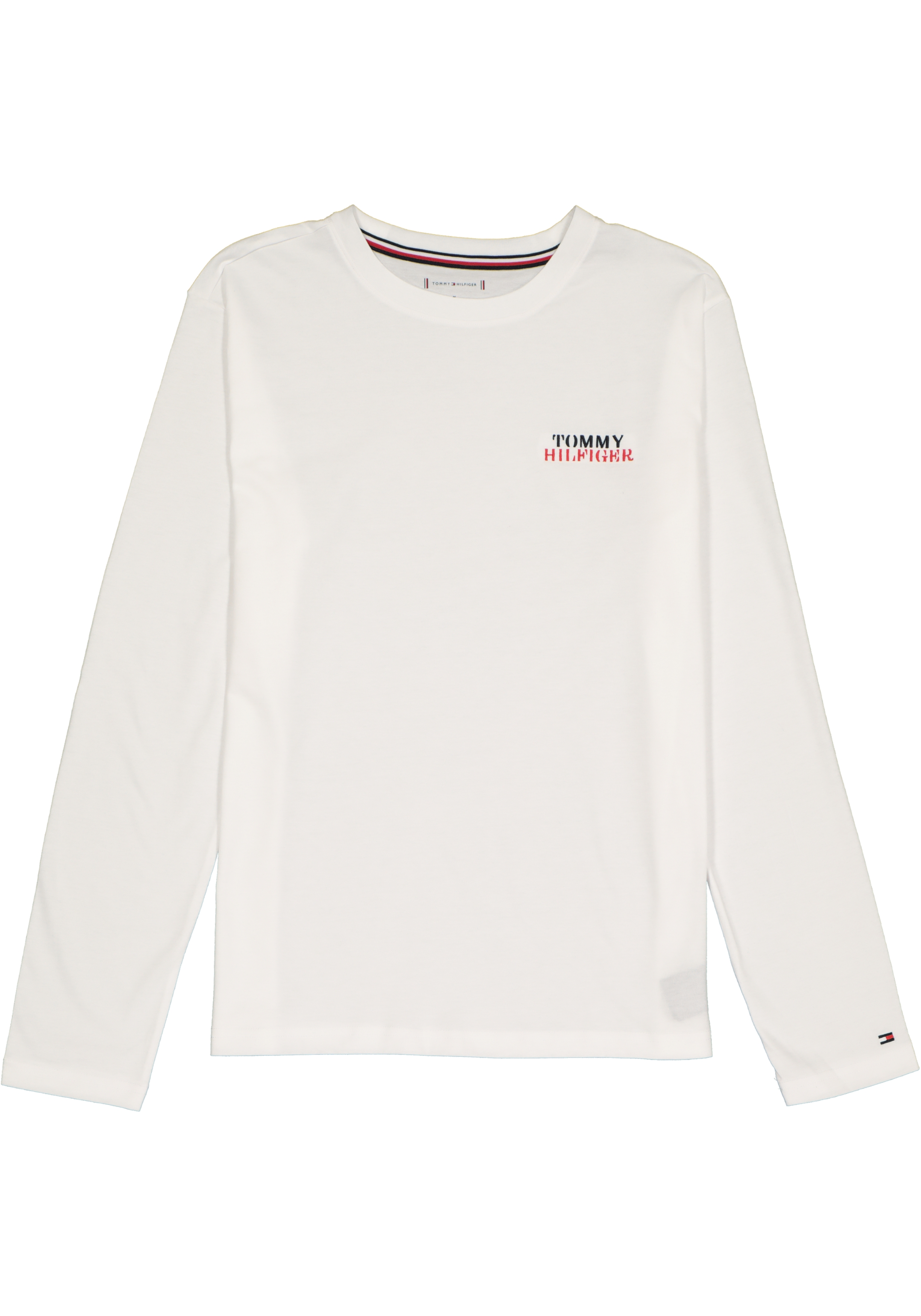 Tommy Hilfiger heren pyjama, wit met blauw