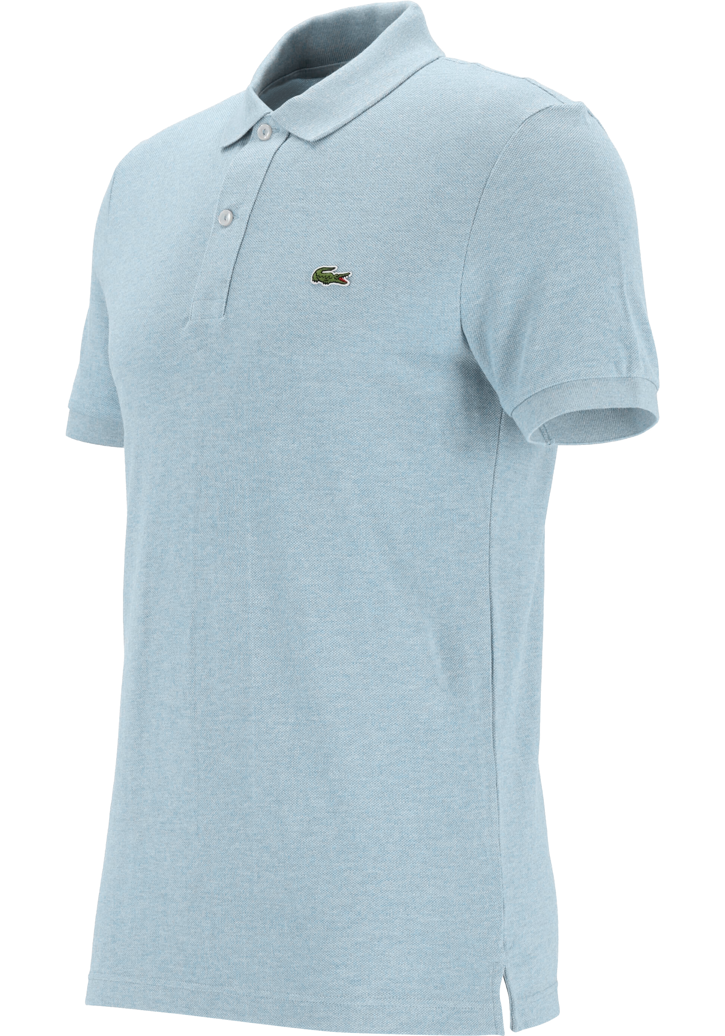 Lacoste Slim Fit polo, lichtblauw melange