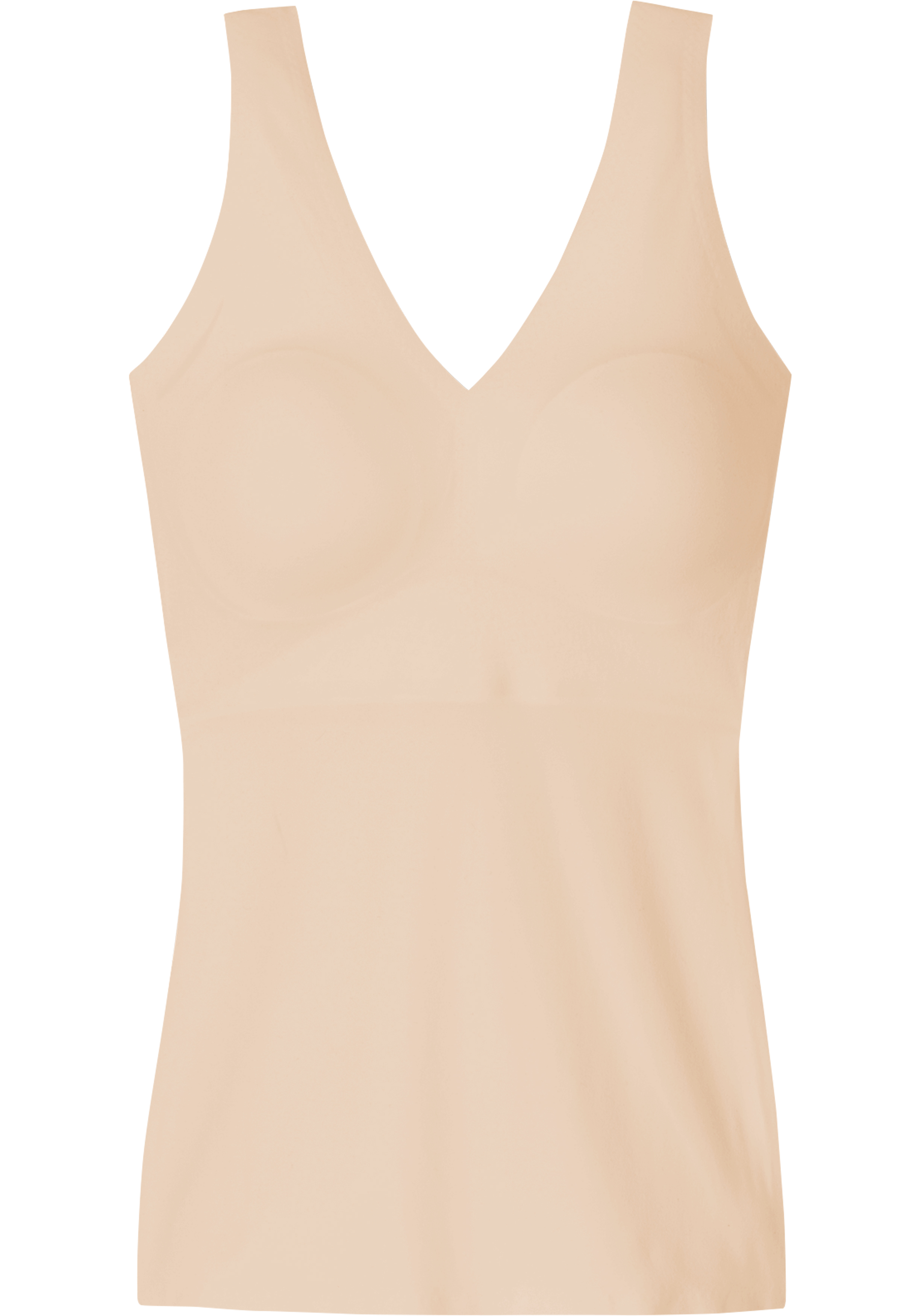 SCHIESSER Invisible Soft dames singlet, met uitneembare cups, huidskleur