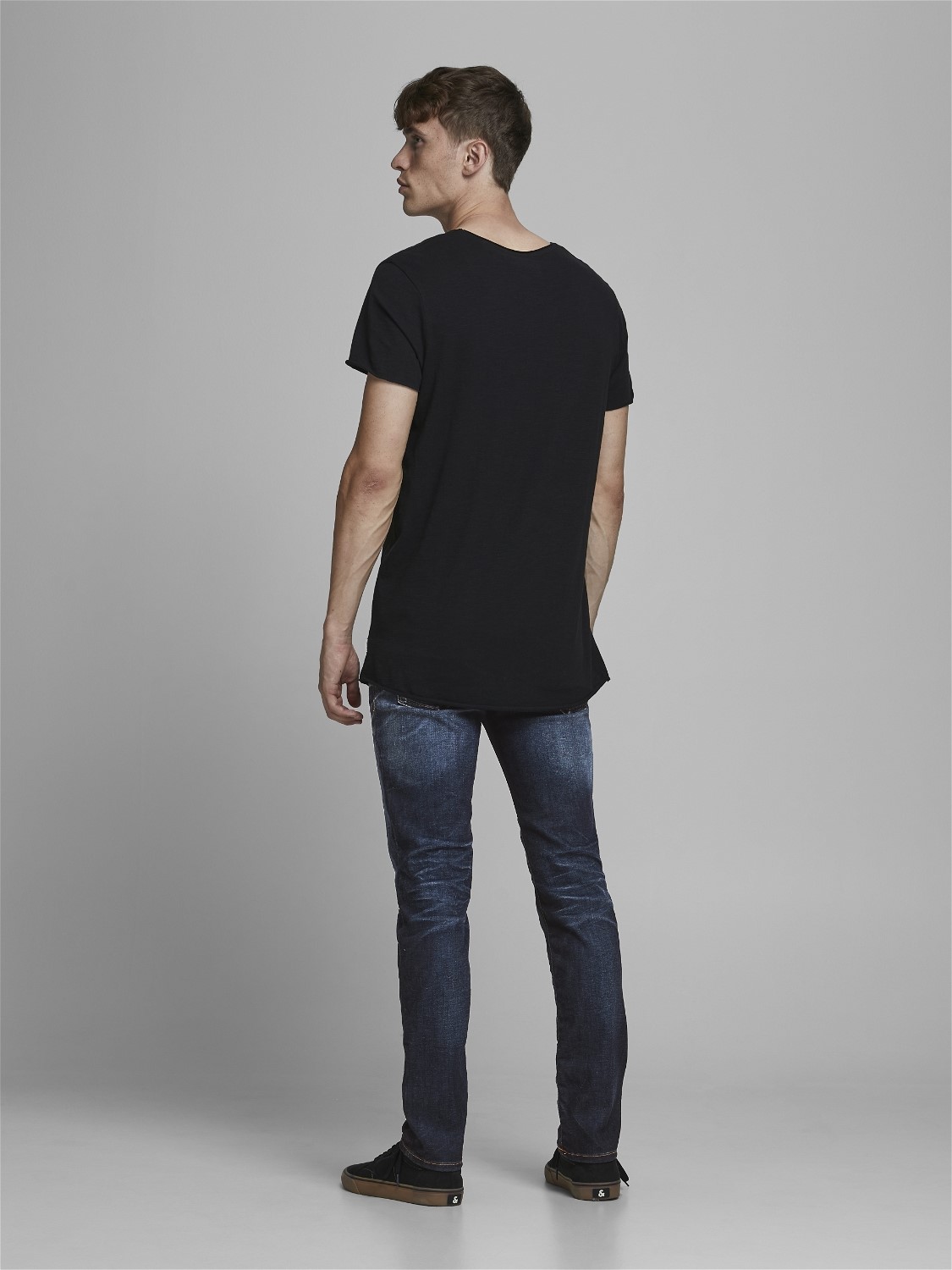 JACK & JONES Tim Original Jos regular fit, heren jeans, denimblauw