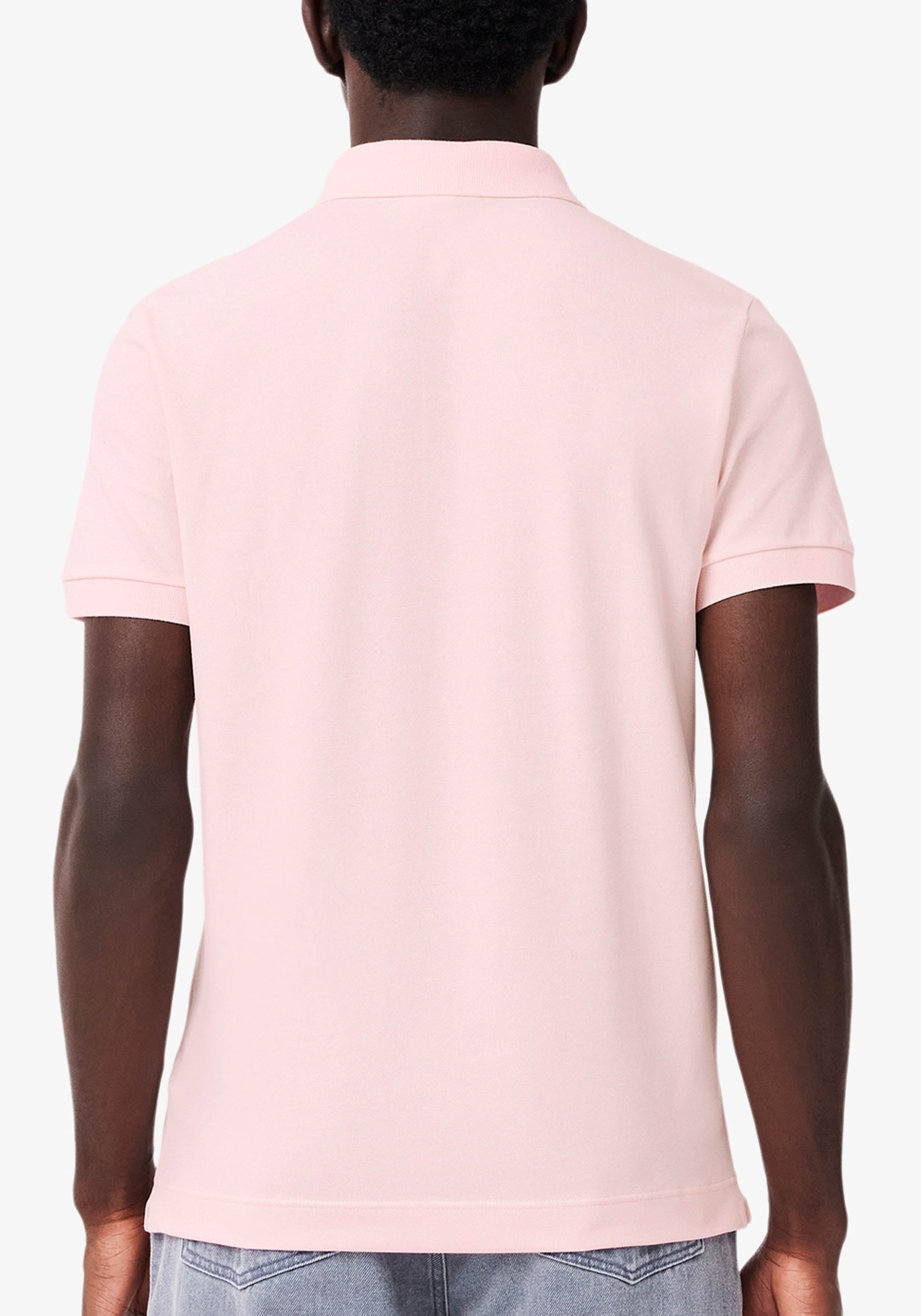 Lacoste Paris Stretch Pique Polo Regular Fit, lichtroze