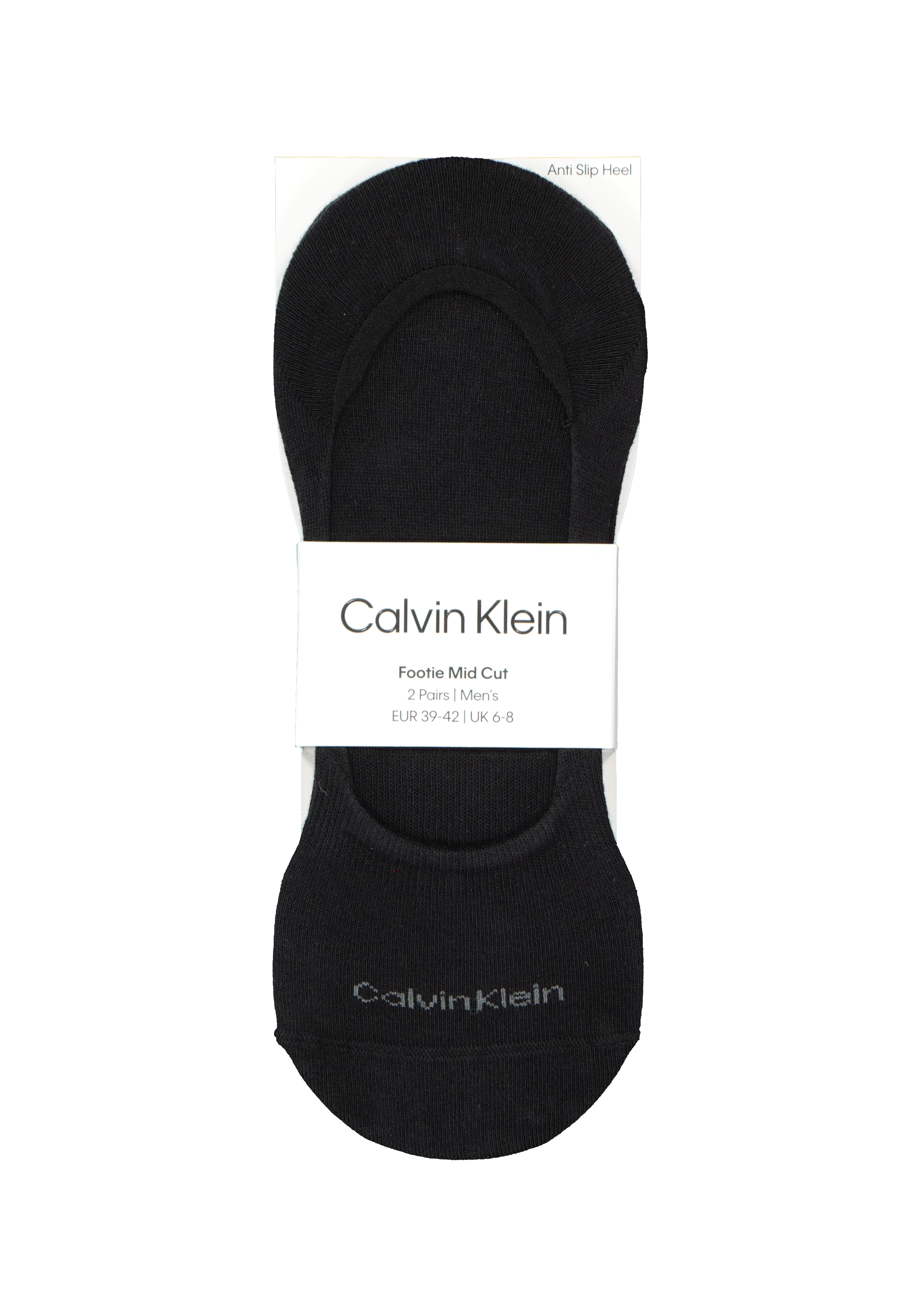 Calvin Klein Luca herensokken (2-pack), onzichtbare sneakersokken, zwart