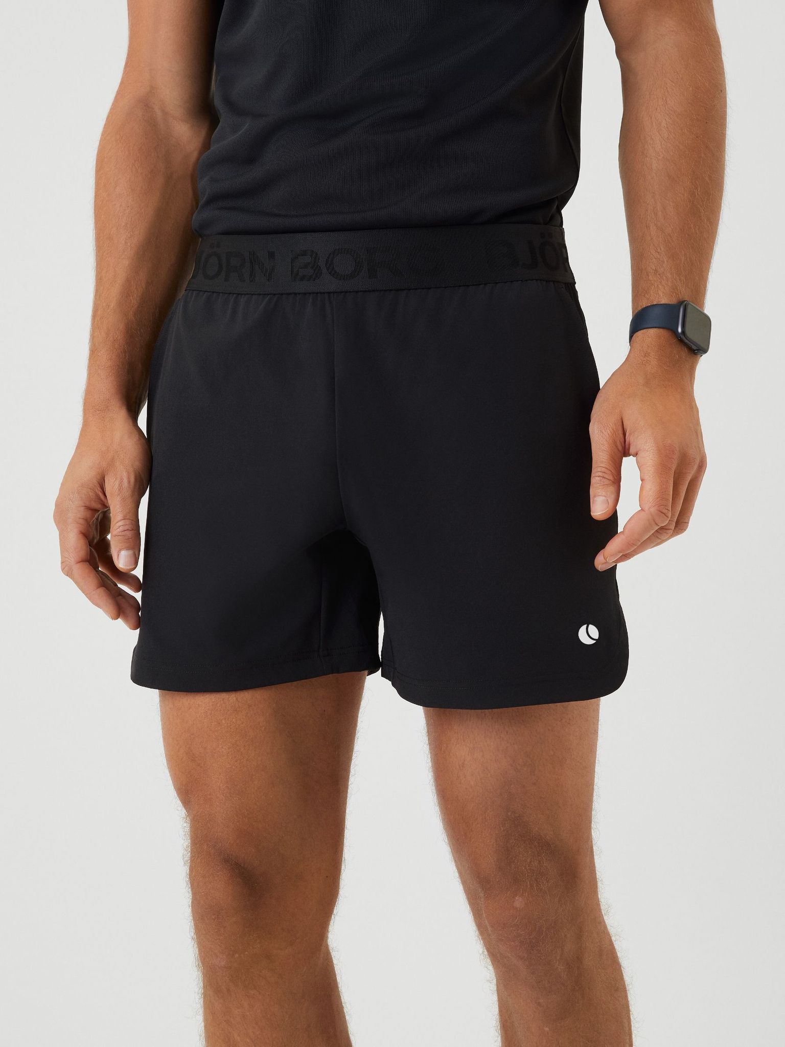 Bjorn Borg Ace Short Shorts, heren broek kort, zwart