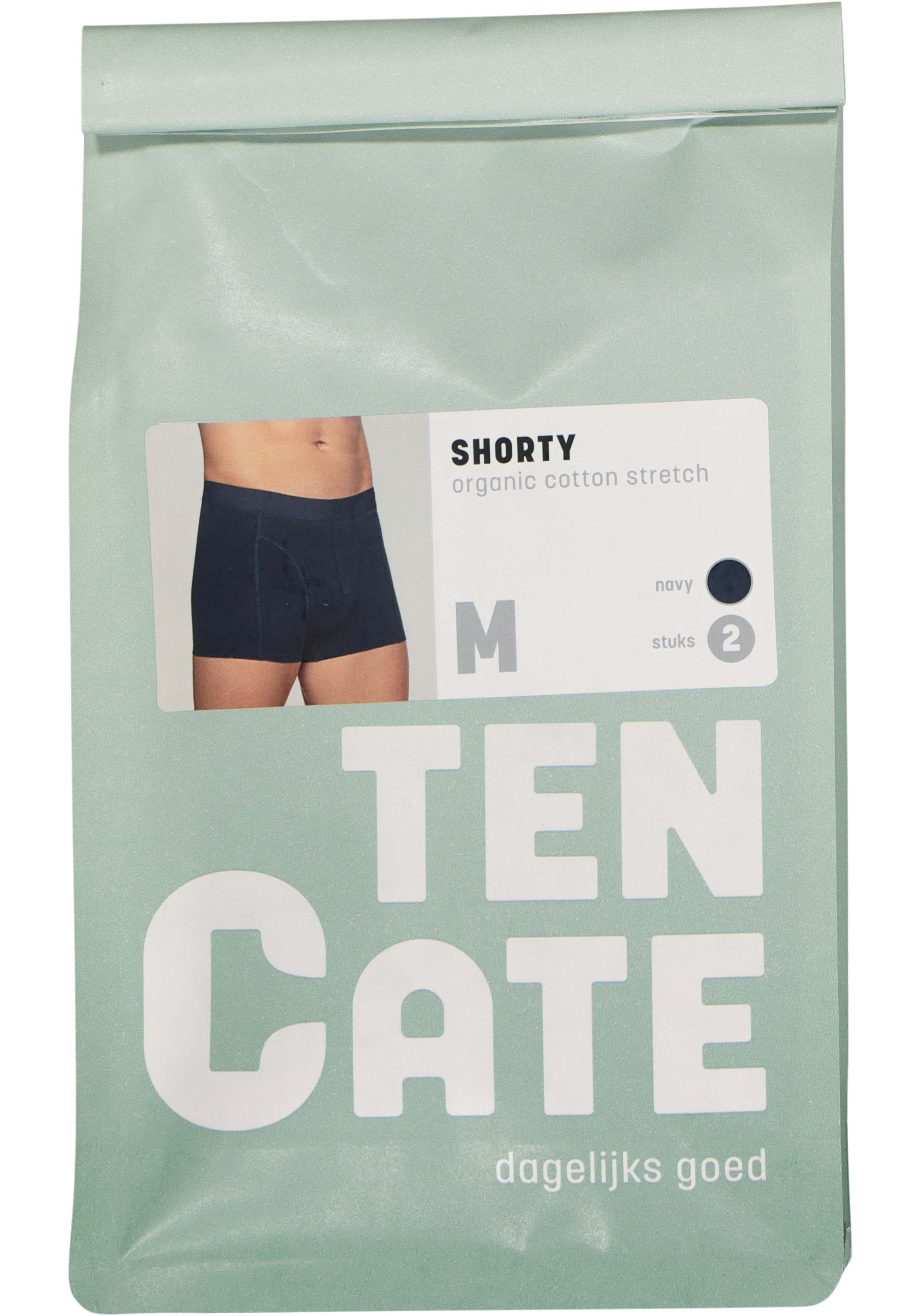 TEN CATE Basics men shorty (2-pack), heren boxers kort, blauw