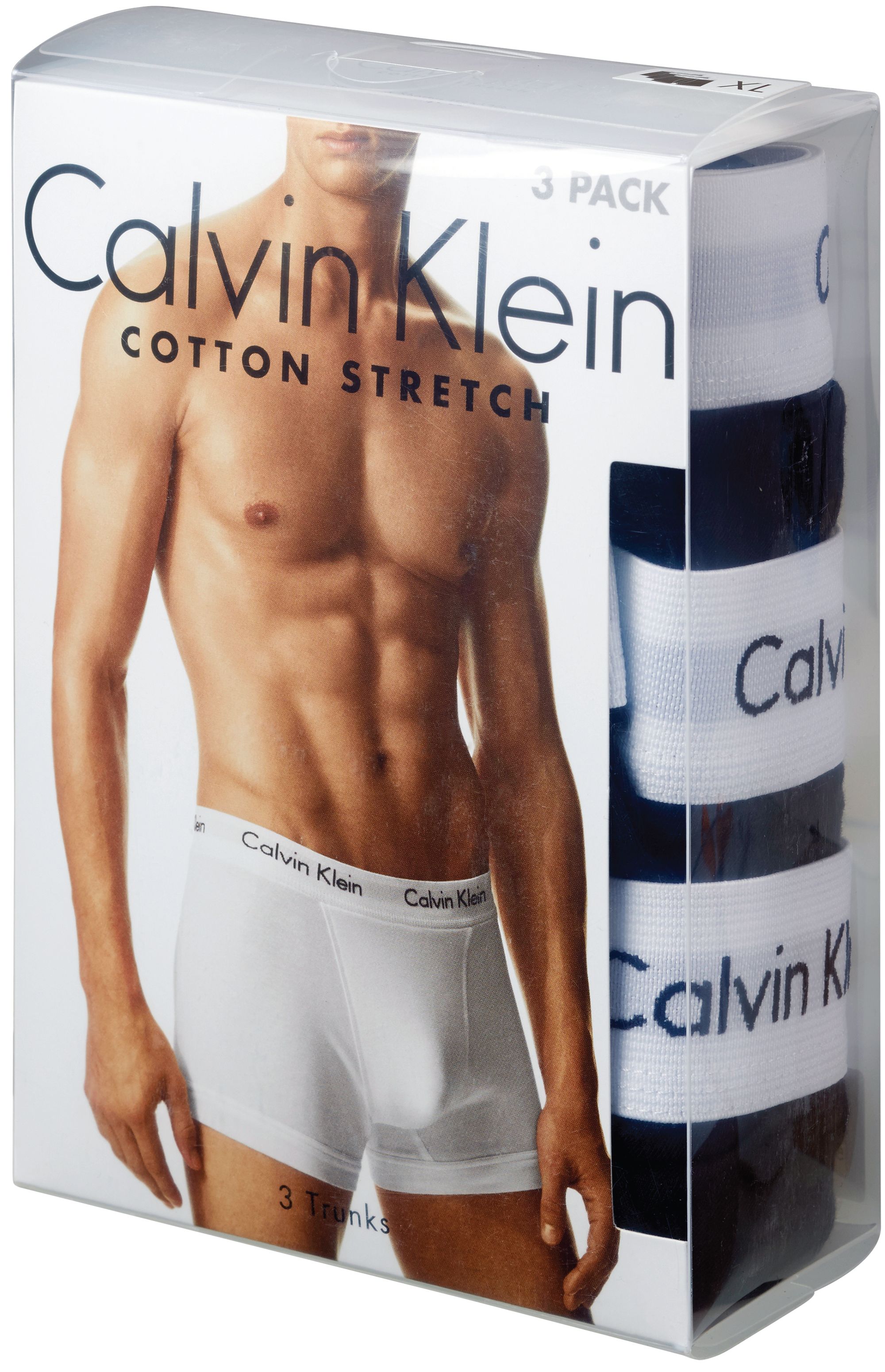 Calvin Klein Hipster Briefs (3-pack), heren slips, rood, wit, blauw