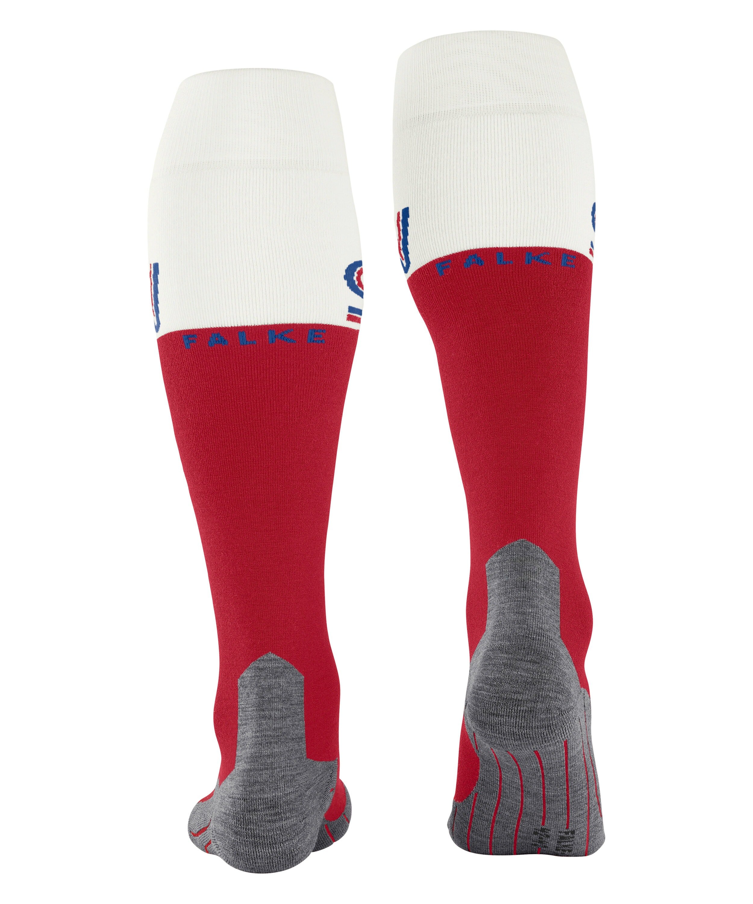 FALKE SK4 Advanced heren skiing kniekousen, rood (lipstick)