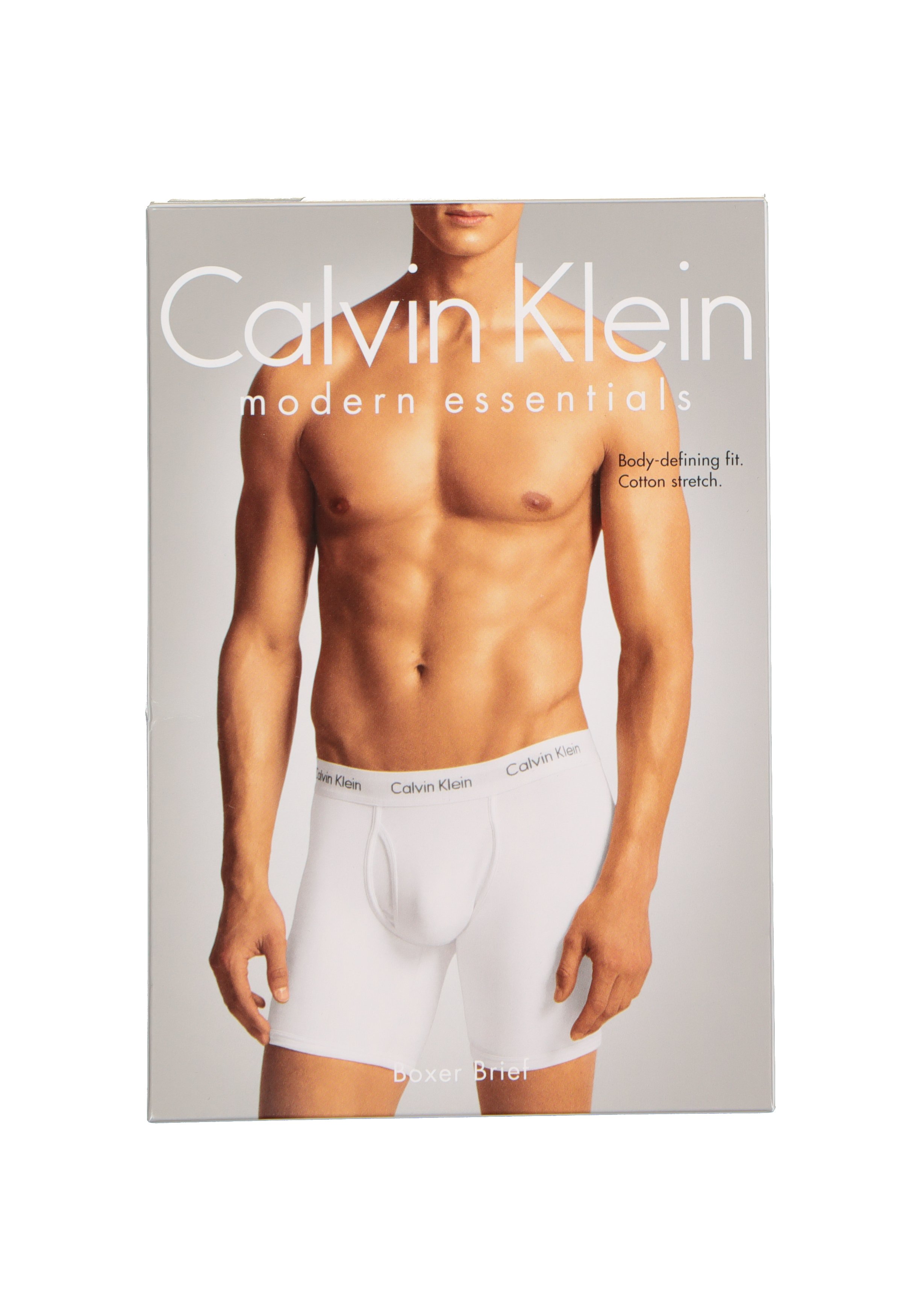 Calvin Klein Modern Essentials boxer brief (1-pack), heren boxer lang met gulp, zwart