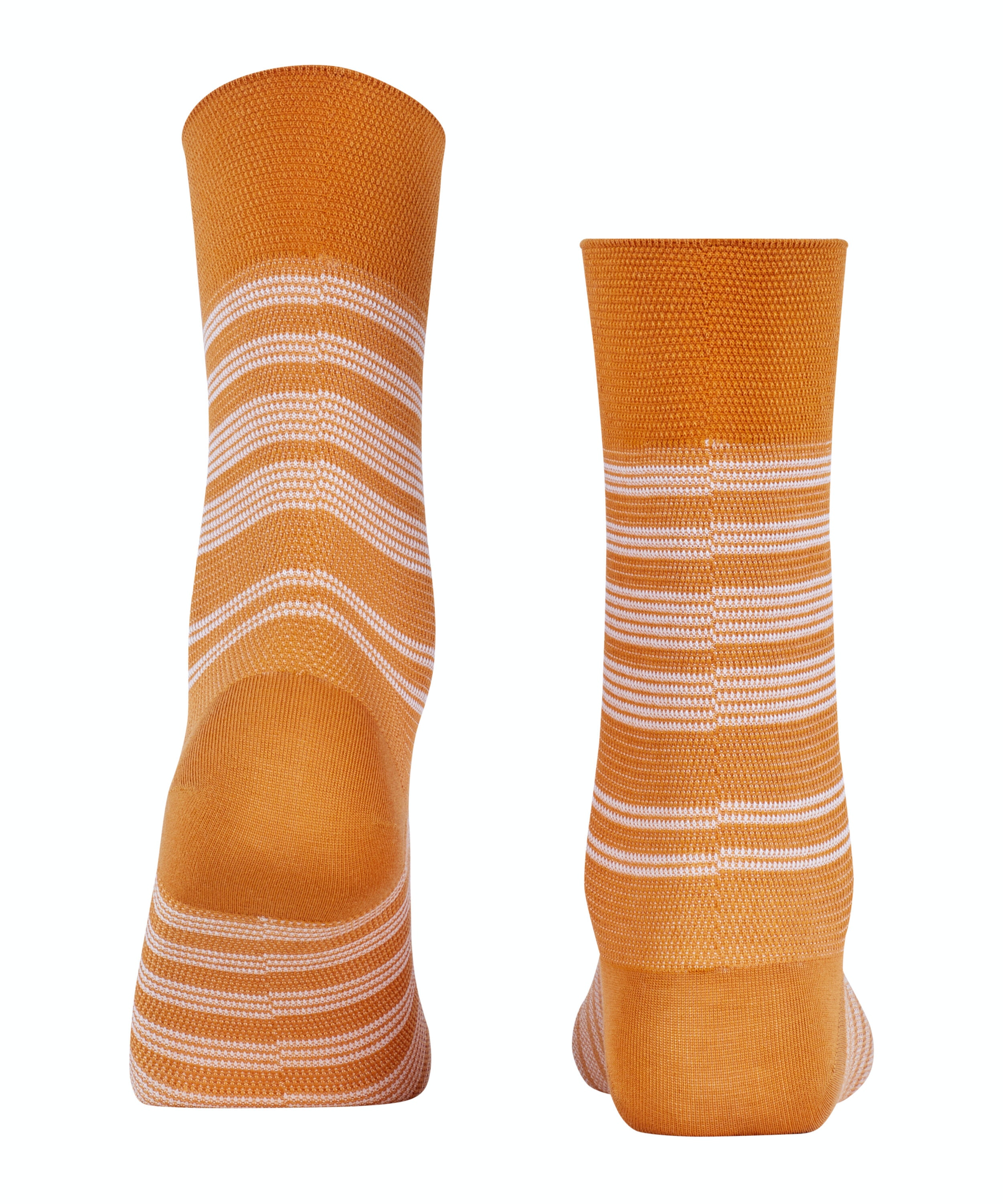 FALKE Sunset Stripe damessokken, oker (ochre)