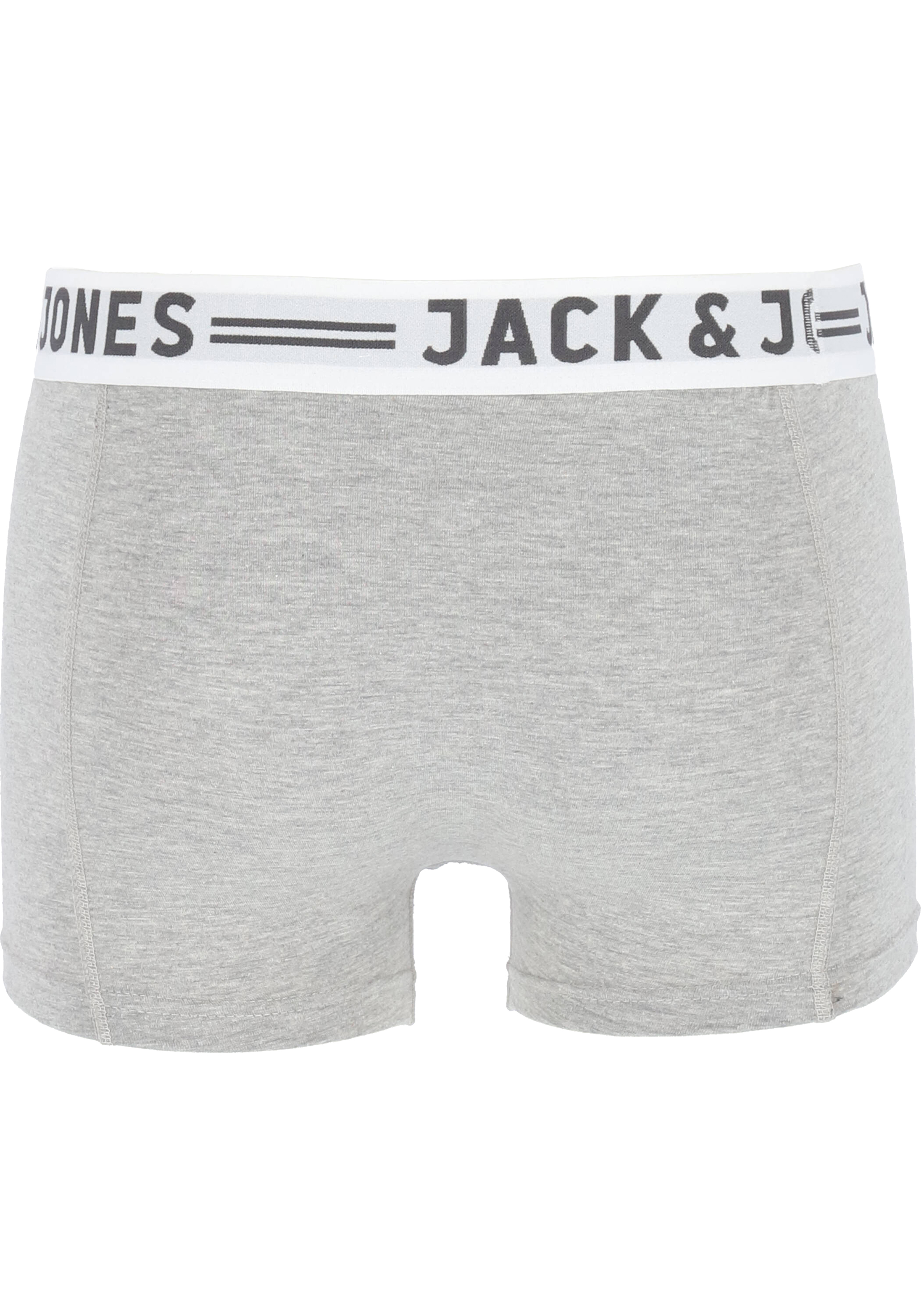 Jack & Jones heren boxers Sense trunks (3-pack), zwart - wit - grijs