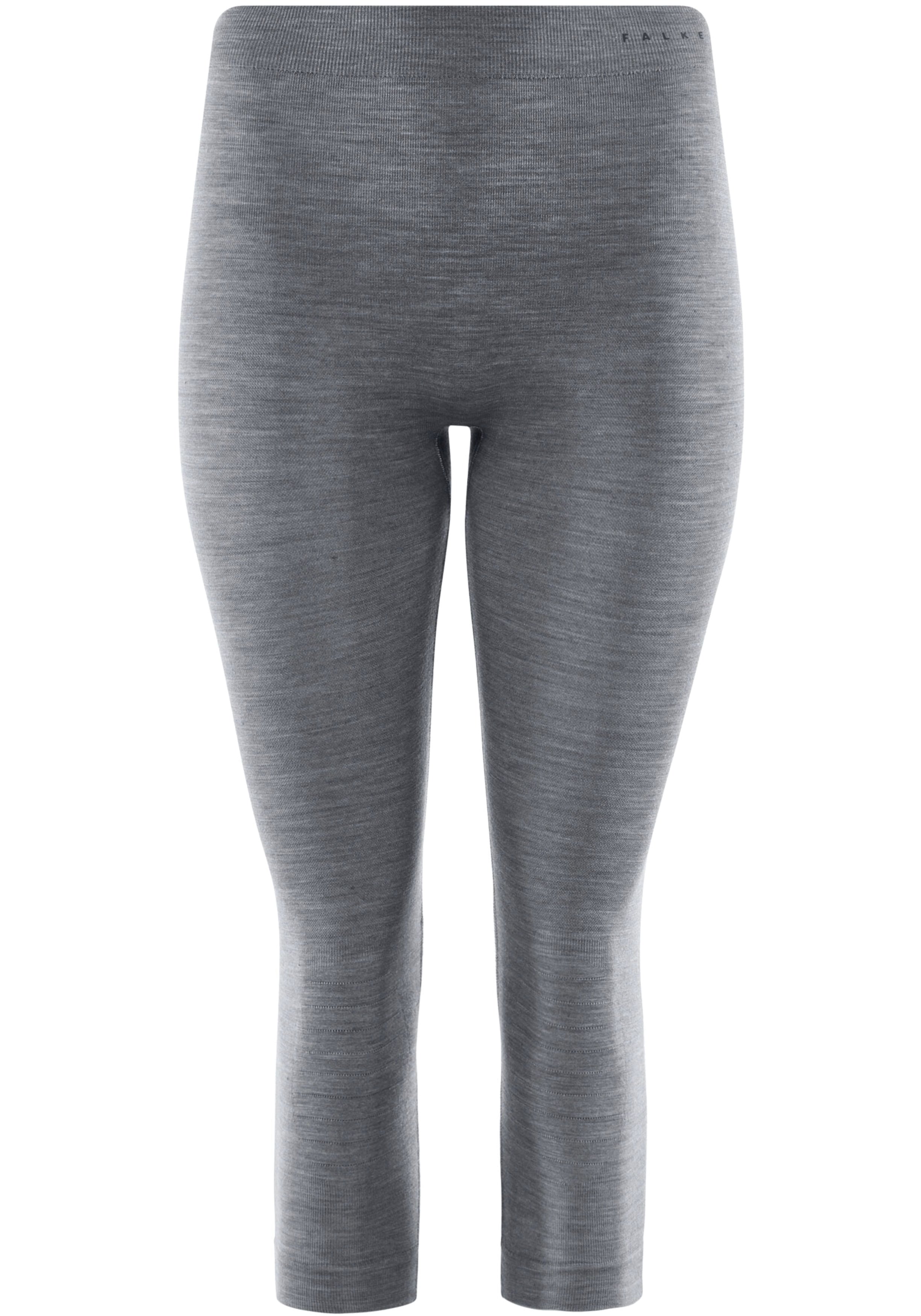 FALKE dames 3/4 tights Wool-Tech Light, thermobroek, grijs (grey-heather)