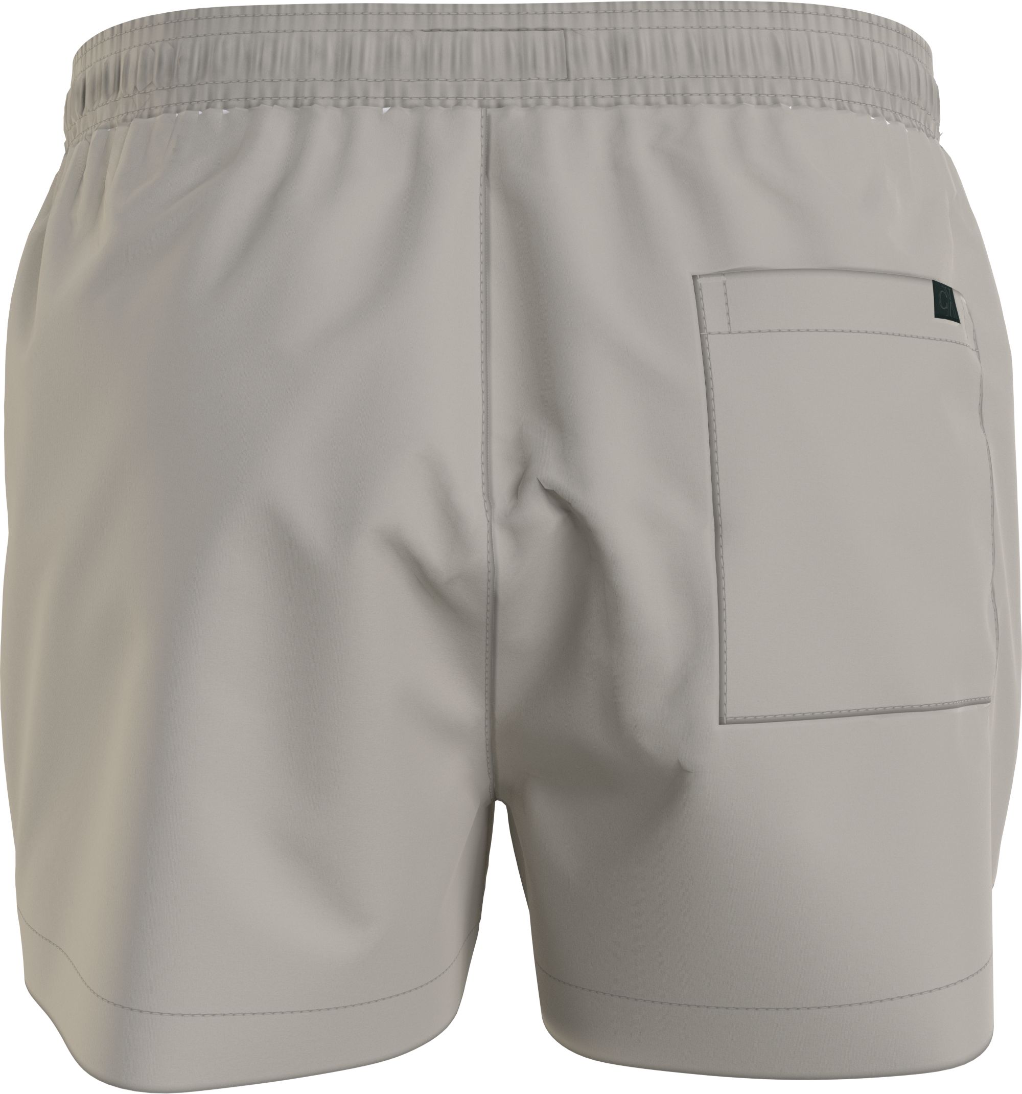 Calvin Klein Short Drawstring swimshort, heren zwembroek, zilvergrijs