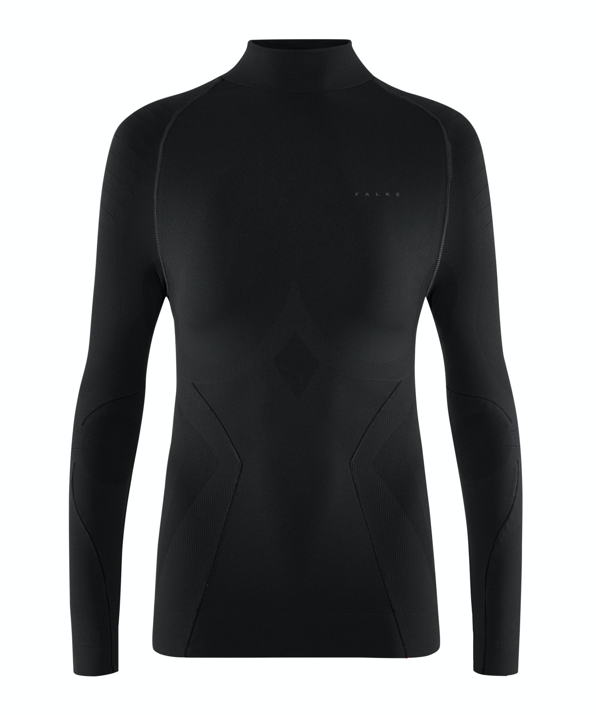 FALKE dames lange mouw shirt Maximum Warm, thermoshirt, zwart (black)