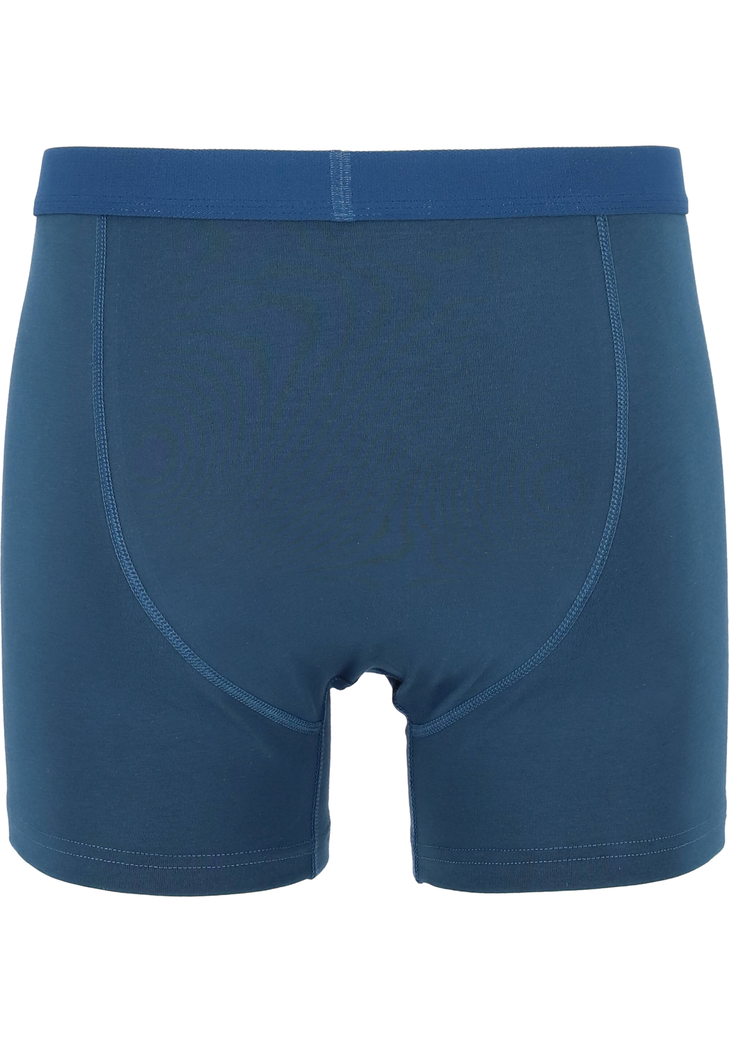 TEN CATE Basics men boxershorts (3-pack), heren boxers lang met gulp, blauw