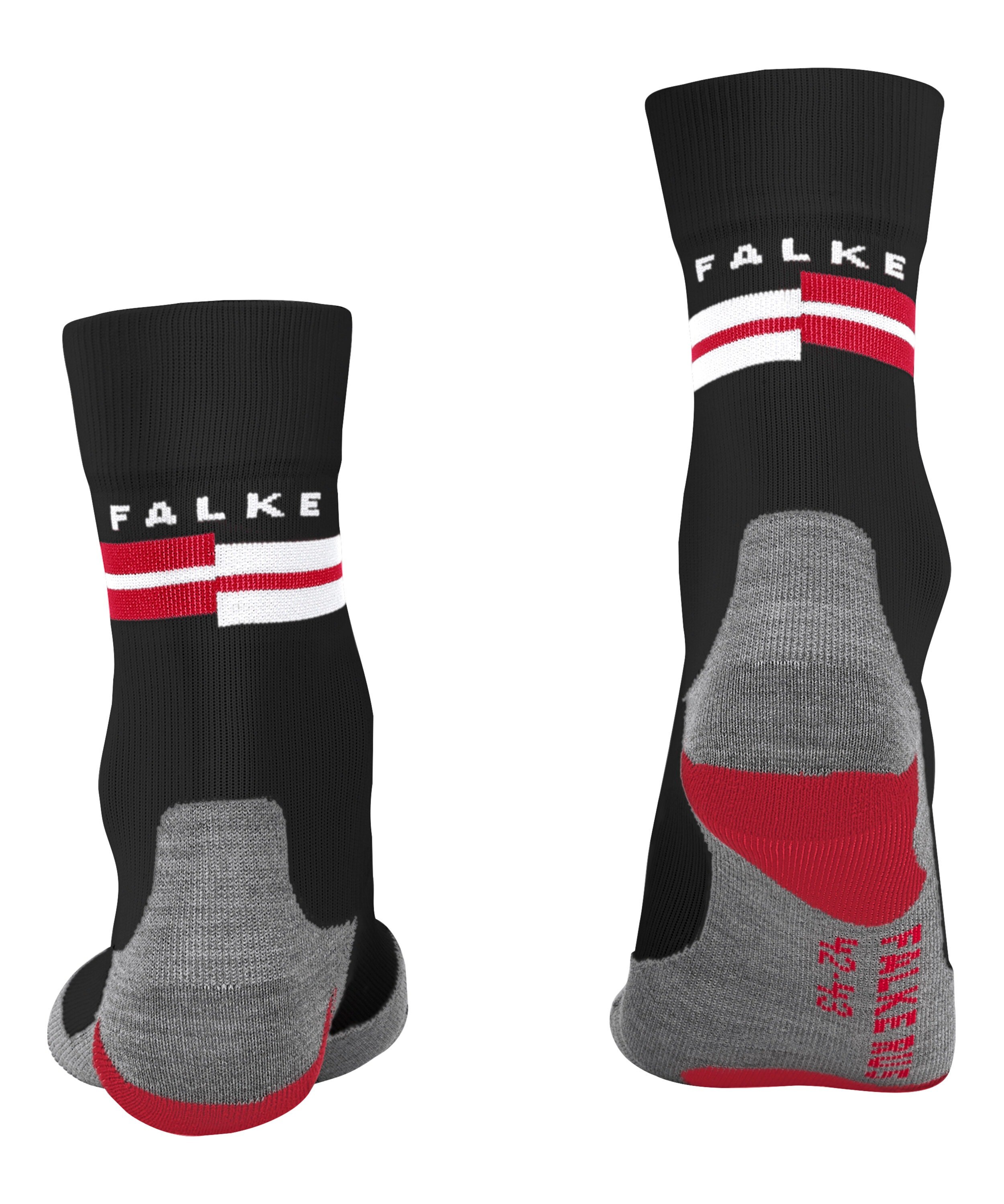 FALKE RU5 Race heren running sokken, zwart (black-flames)