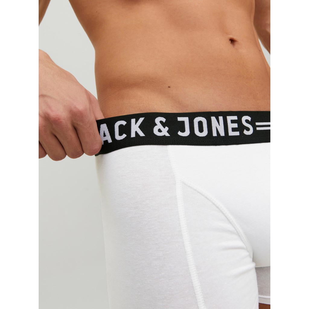 Jack & Jones heren boxers Sense trunks (3-pack), wit