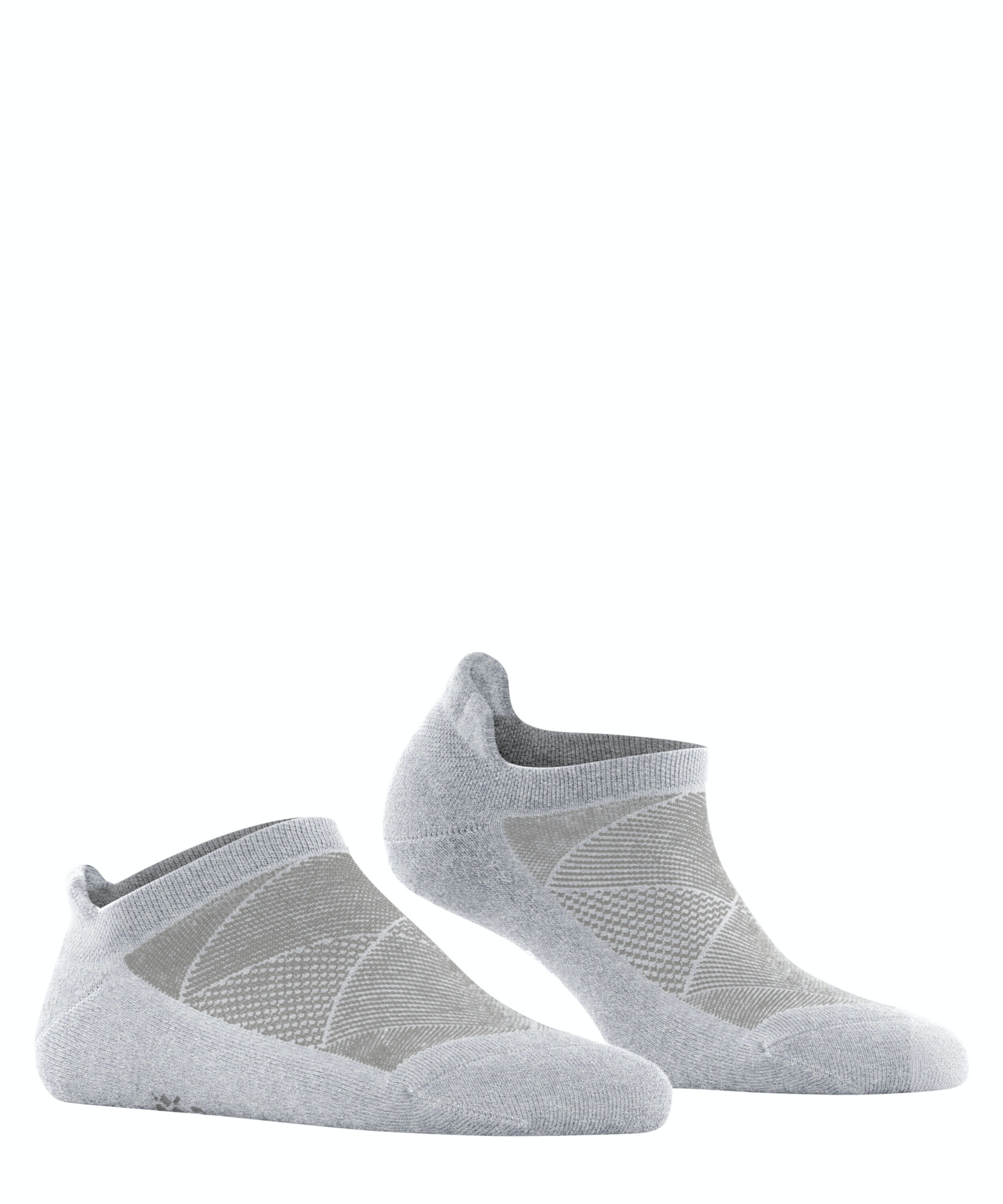 Burlington Athleisure dames sneakersokken, grijs (light grey mel.)