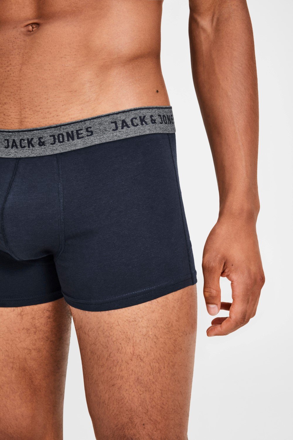 JACK & JONES Jacvincent trunks (2-pack), heren boxers normale lengte, blauw