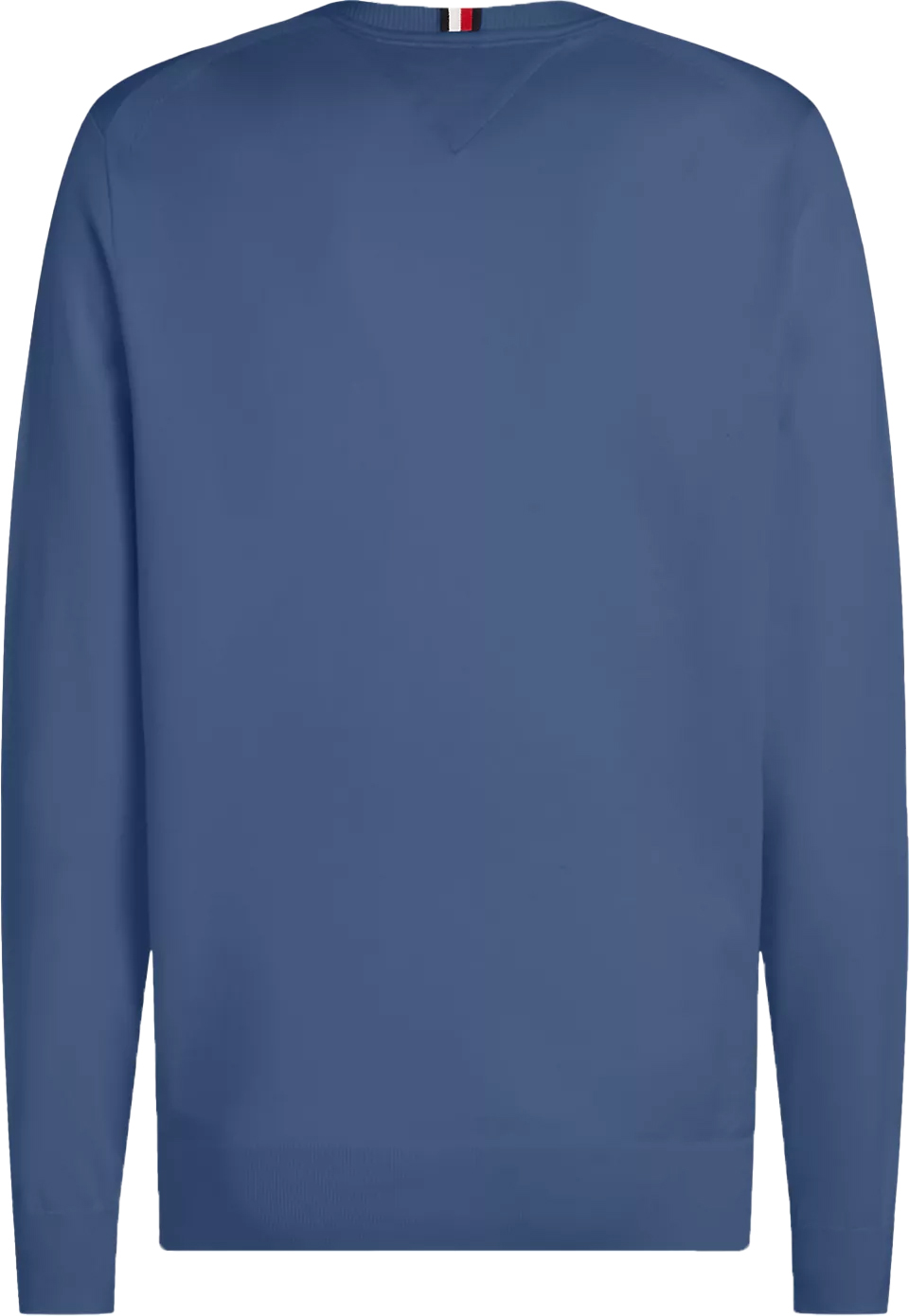 Tommy Hilfiger heren pullover katoen, middenblauw melange