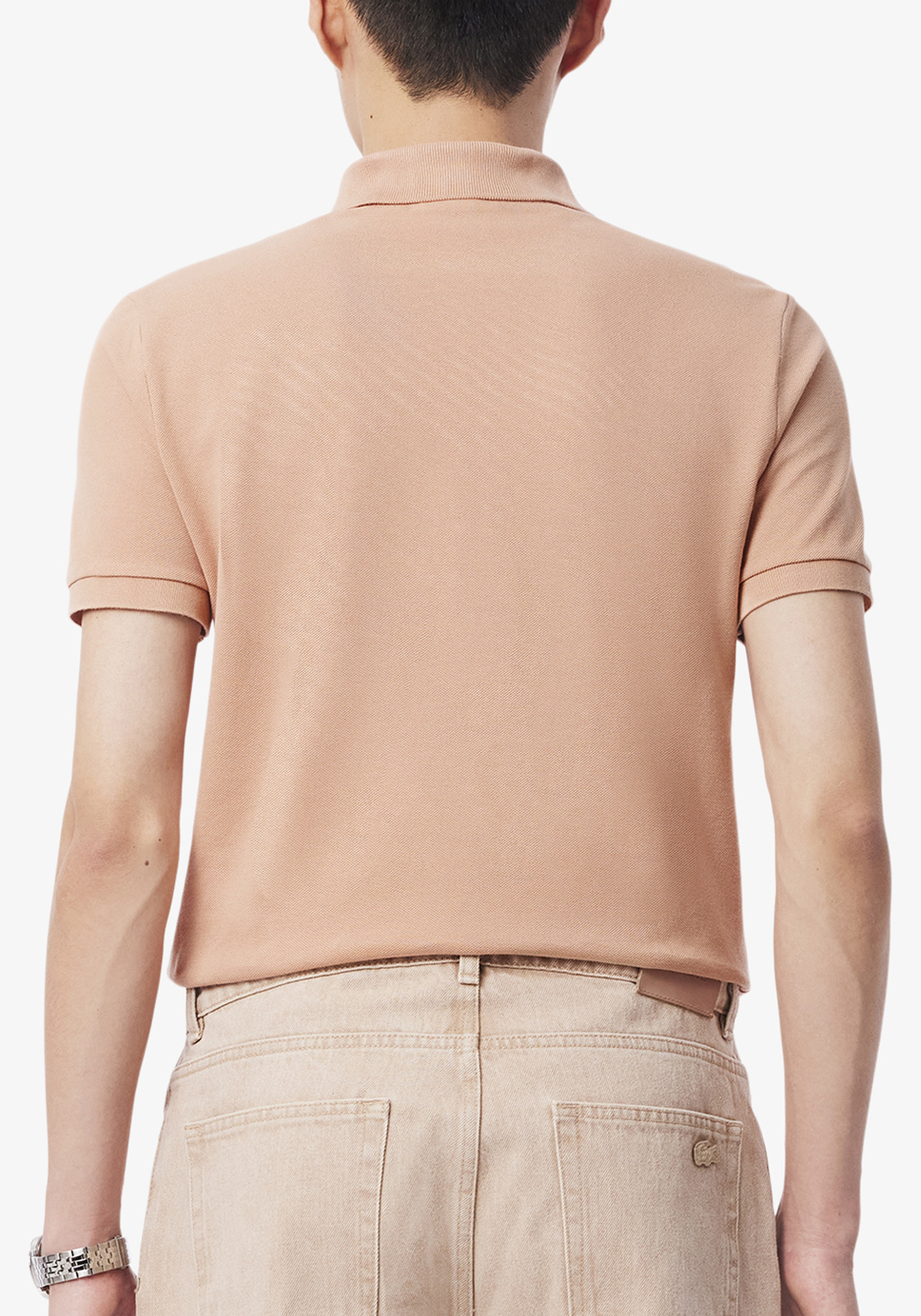 Lacoste Slim Fit polo, latte beige