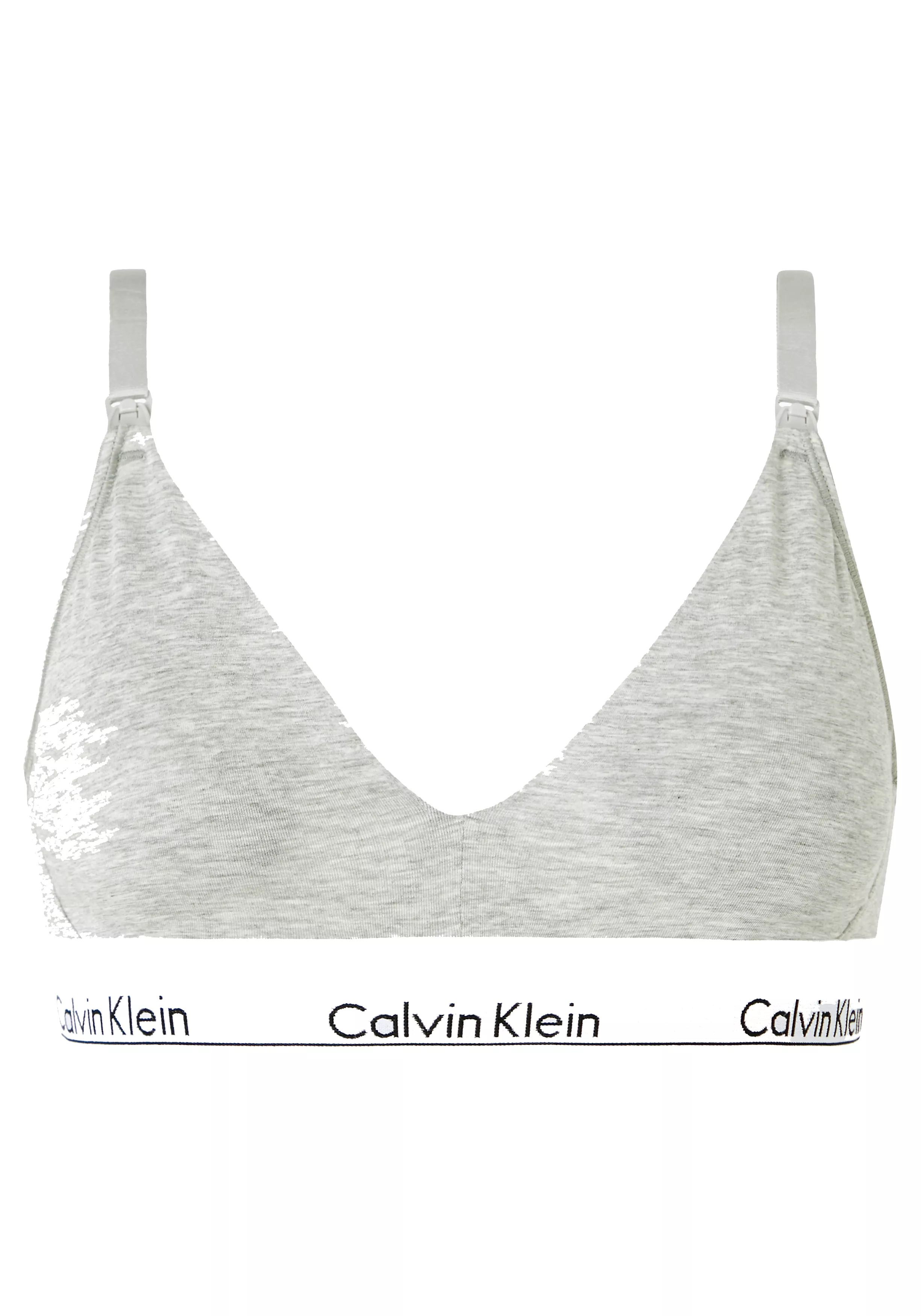 Calvin Klein dames Modern Cotton maternity bra, zwangerschaps BH, grijs