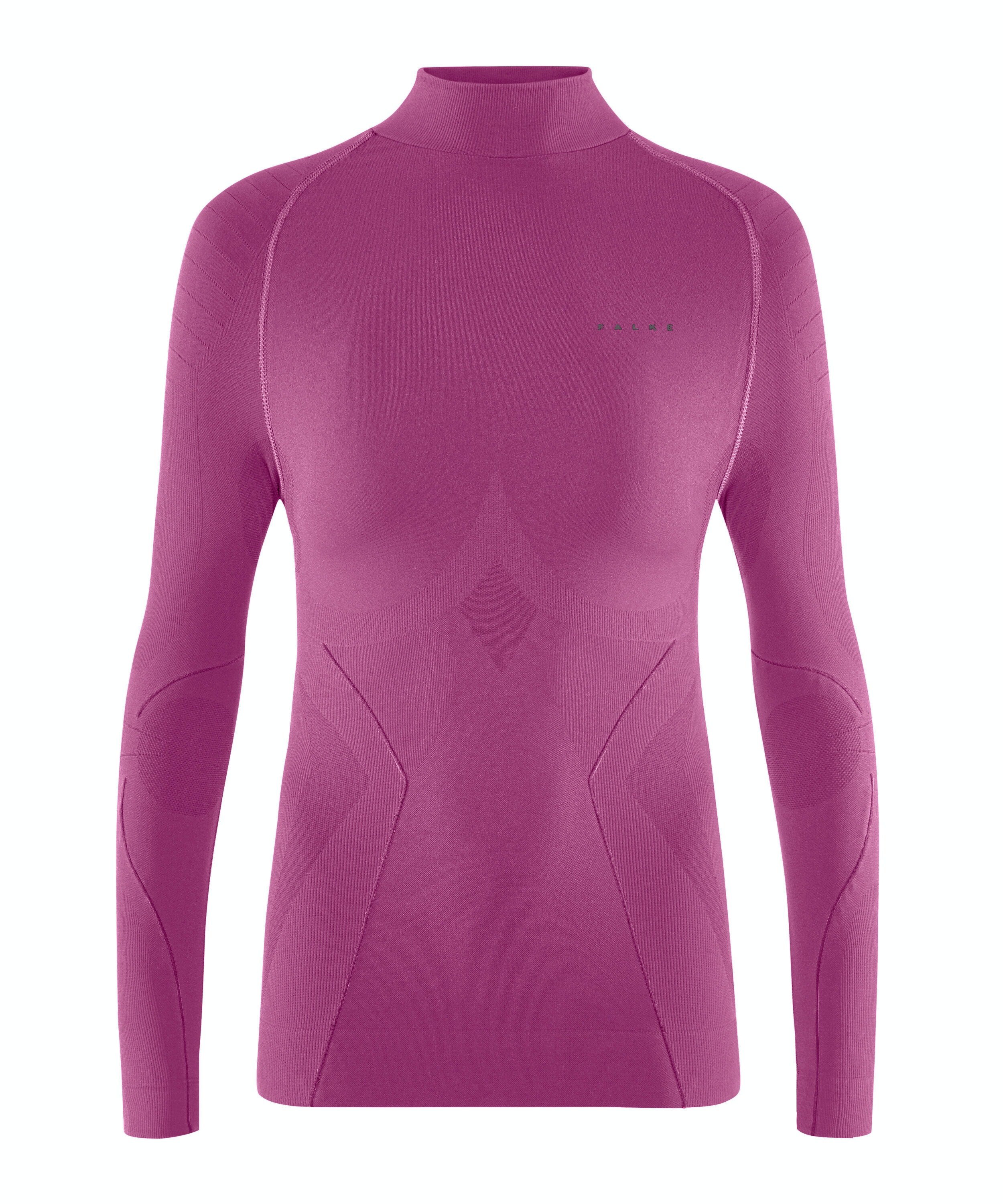 FALKE dames lange mouw shirt Maximum Warm, thermoshirt, lichtpaars (radiant orchid)