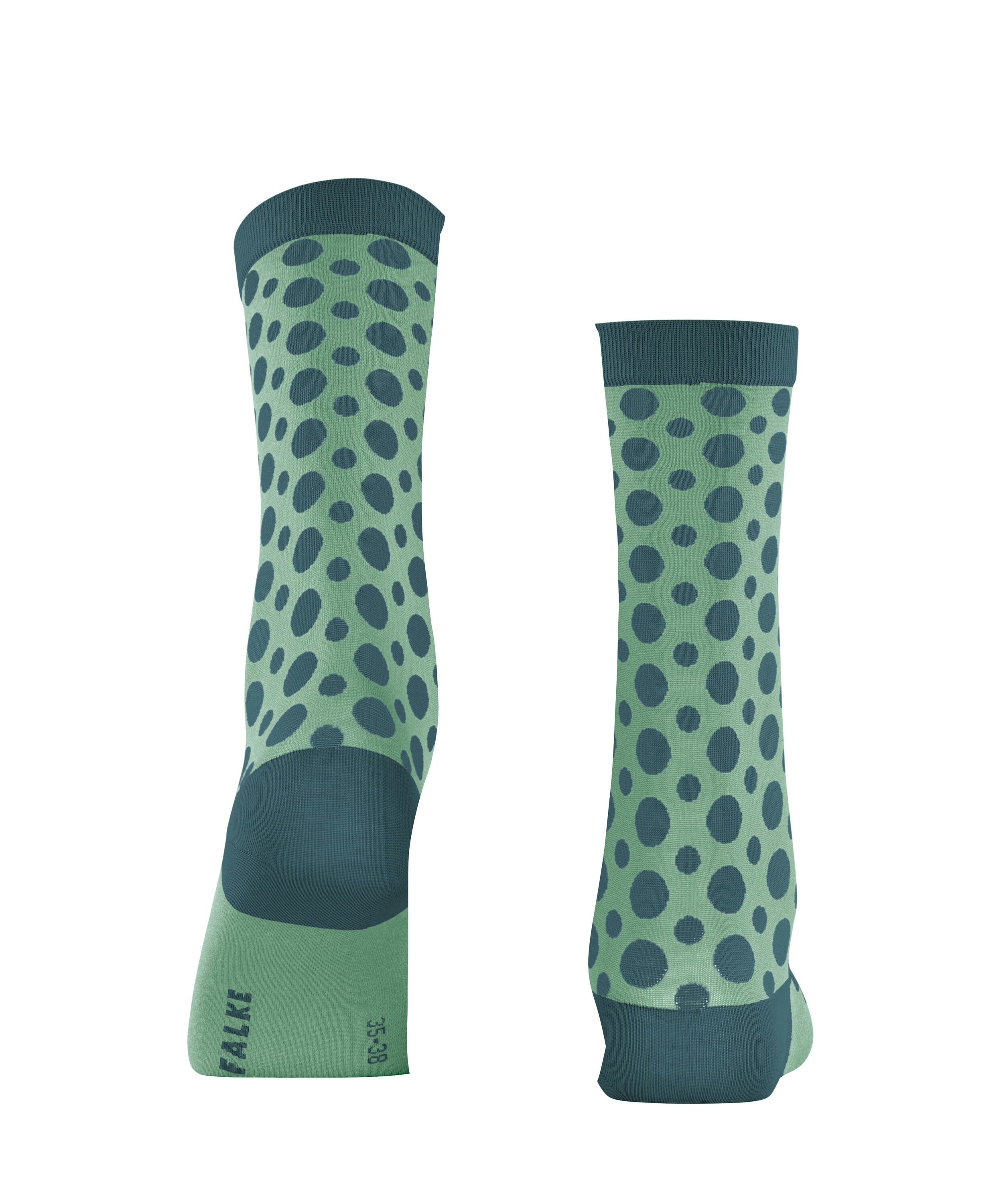 FALKE Mirage Dot damessokken, brandnetelgroen (nettle)