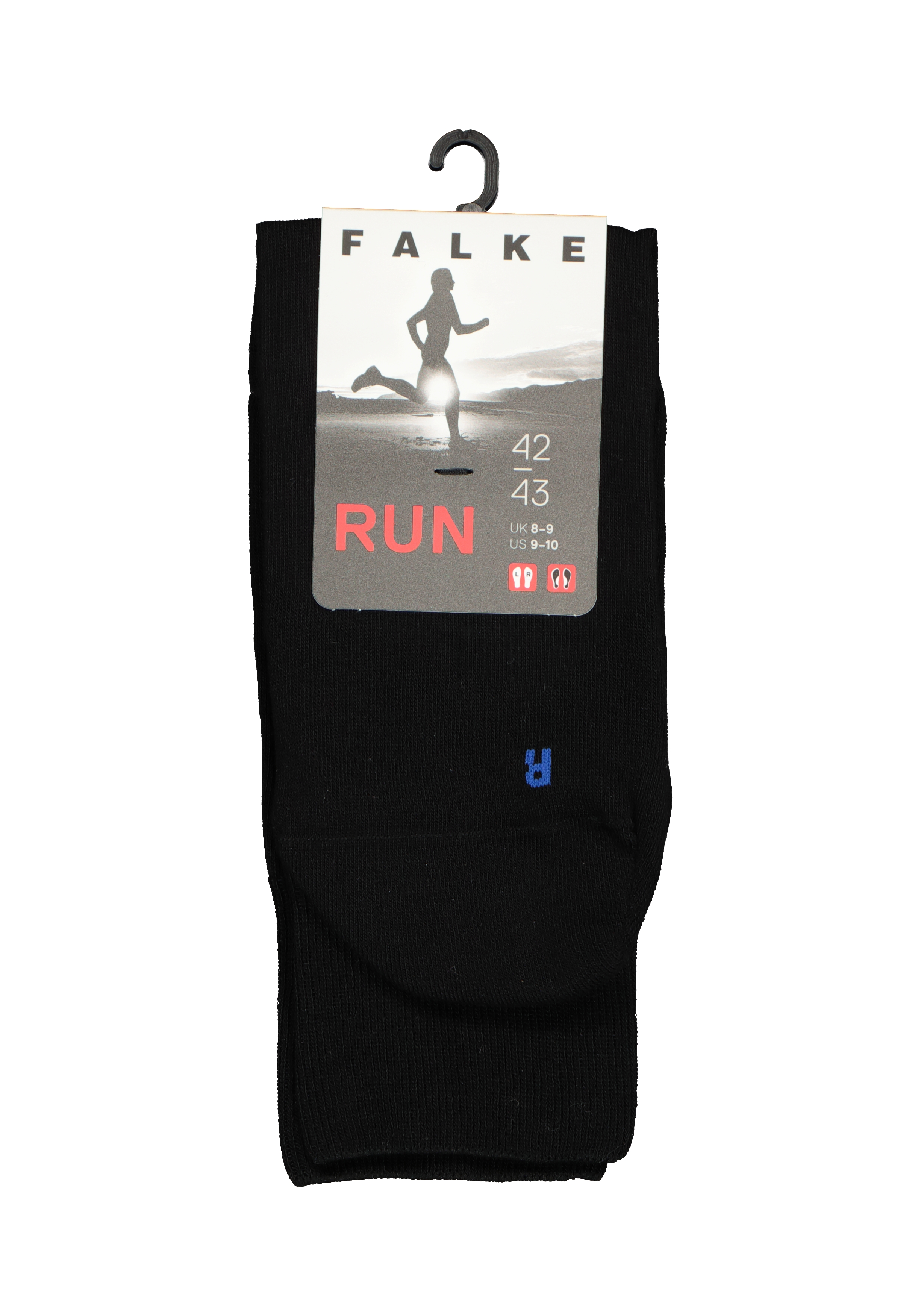 FALKE Run unisex sokken, zwart (black)