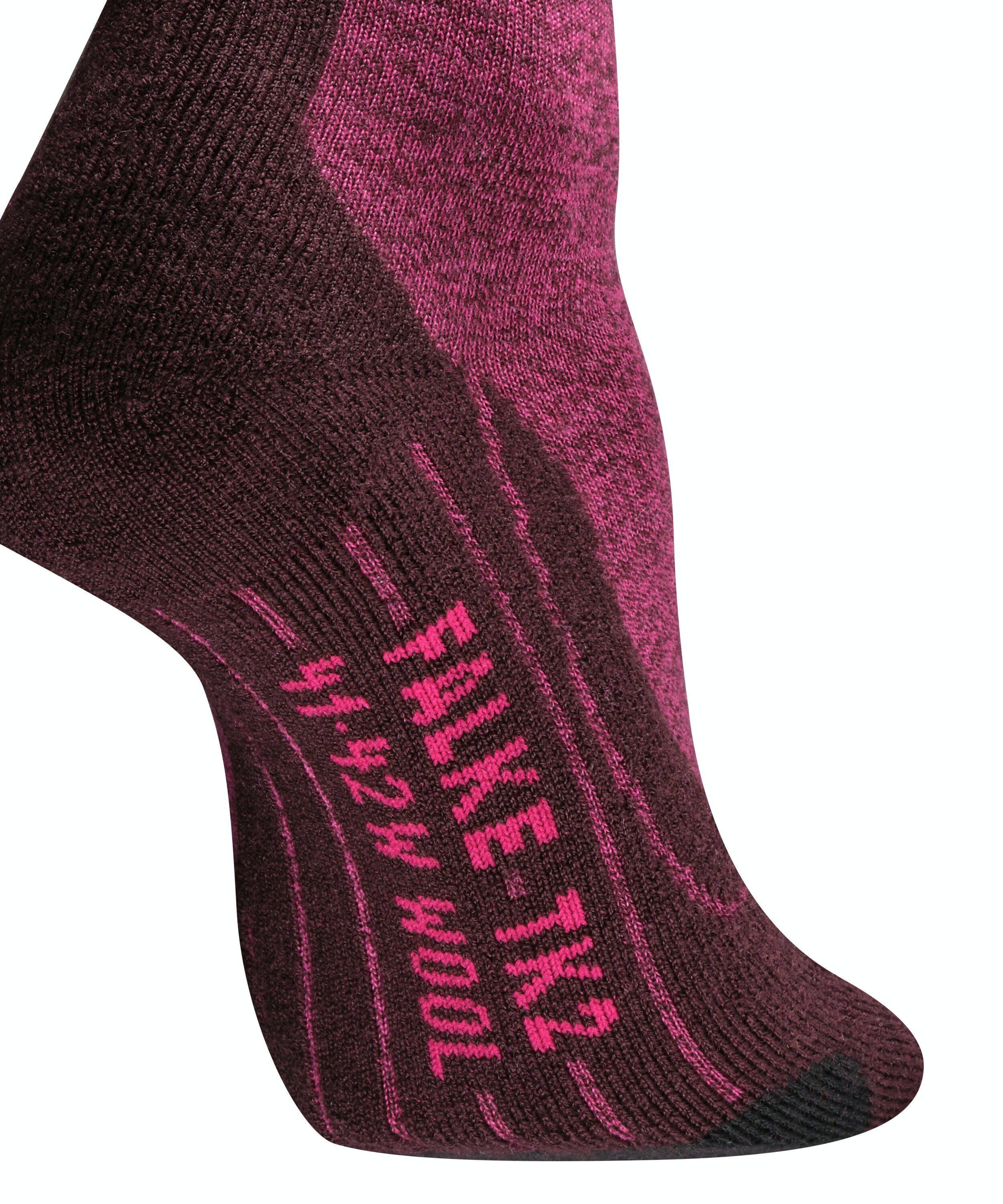 FALKE TK2 Explore Wool dames trekking sokken, bordeauxrood (burgundy)