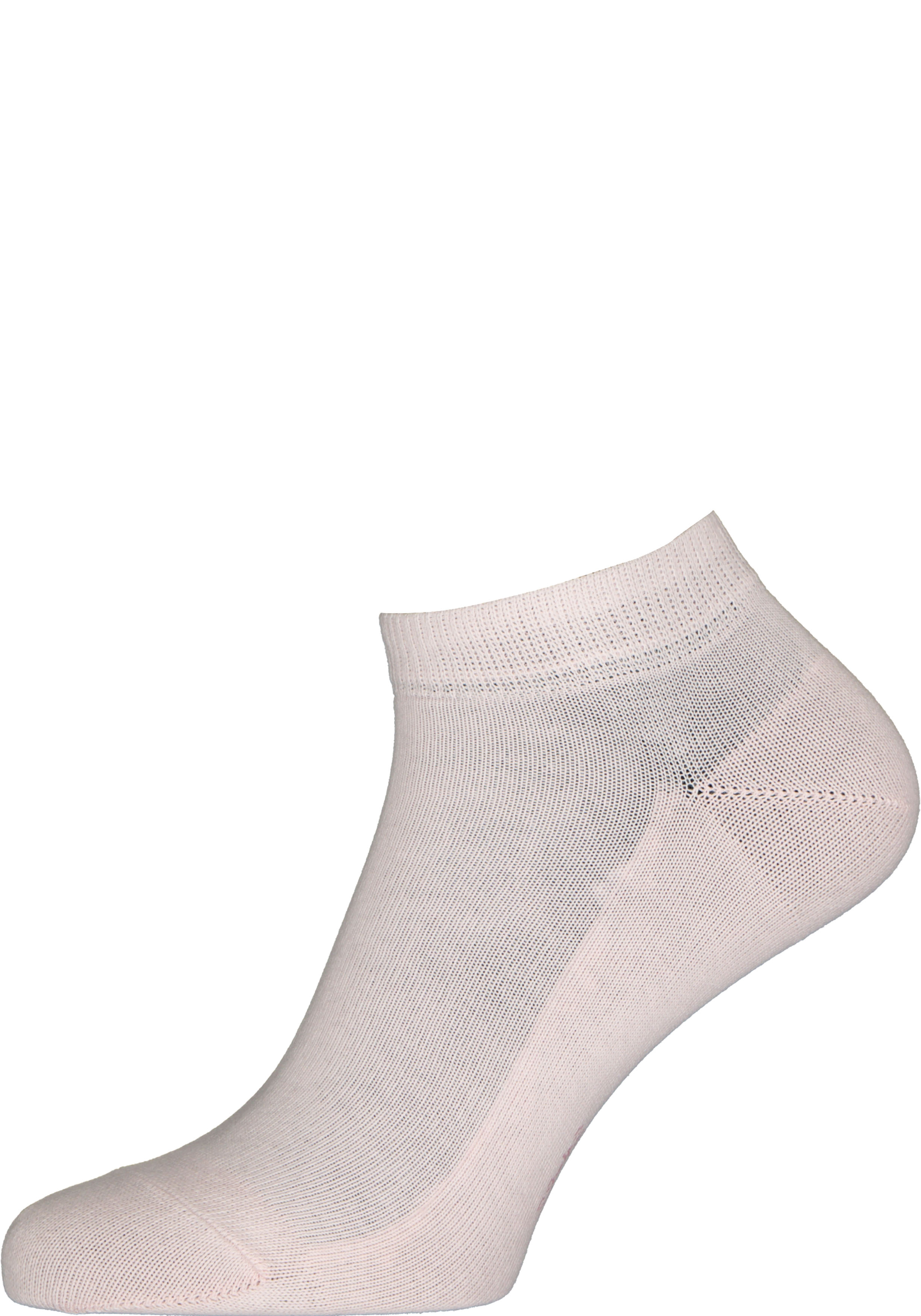 FALKE Family dames enkelsokken, katoen, roze (light pink)