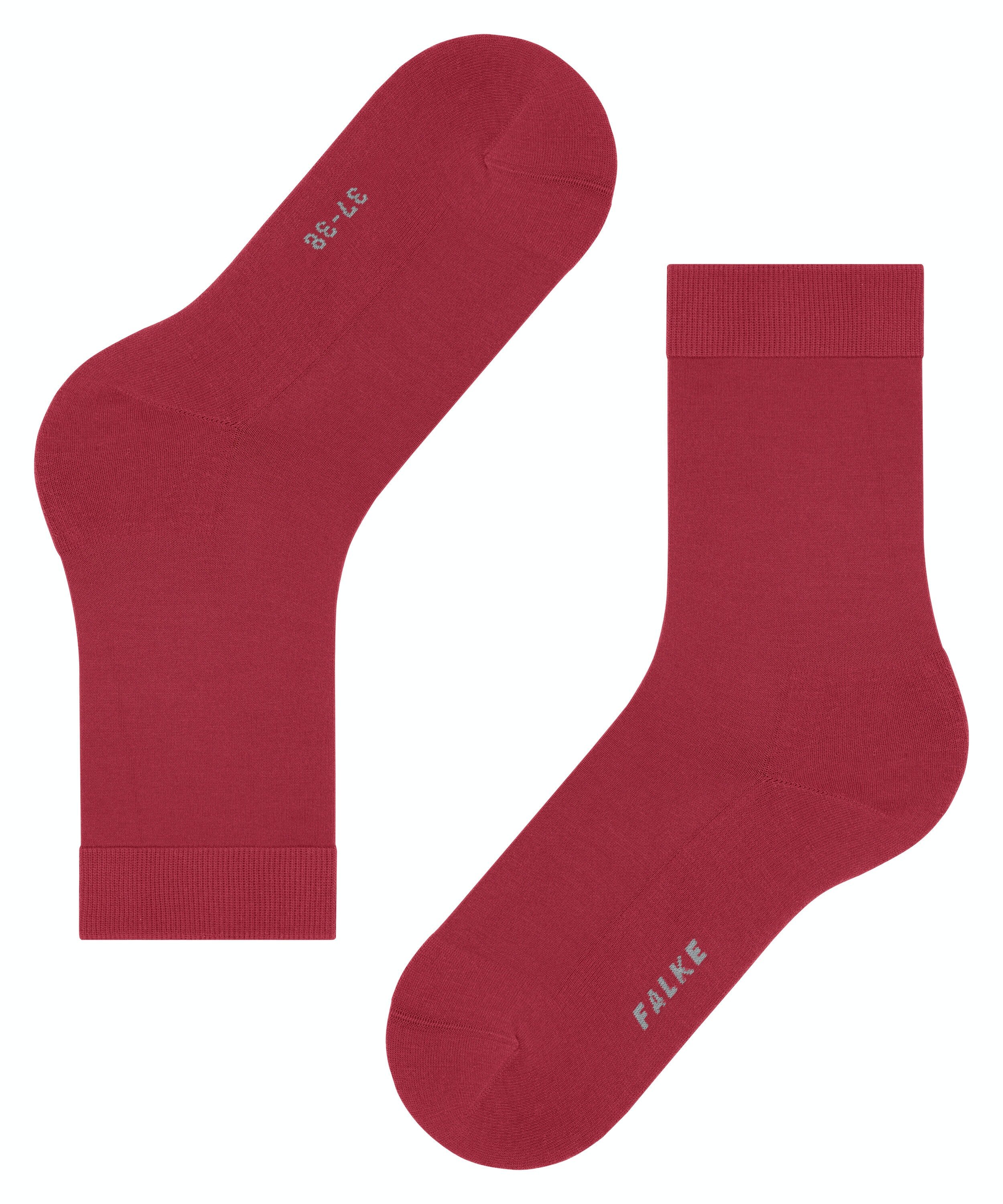 FALKE ClimaWool damessokken, rood (scarlet)